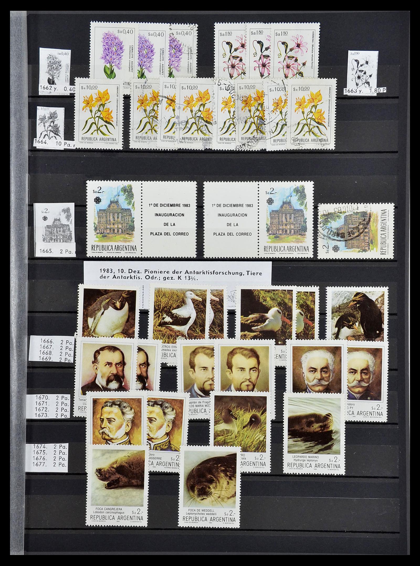 34490 231 - Postzegelverzameling 34490 Argentinië 1858-2002.