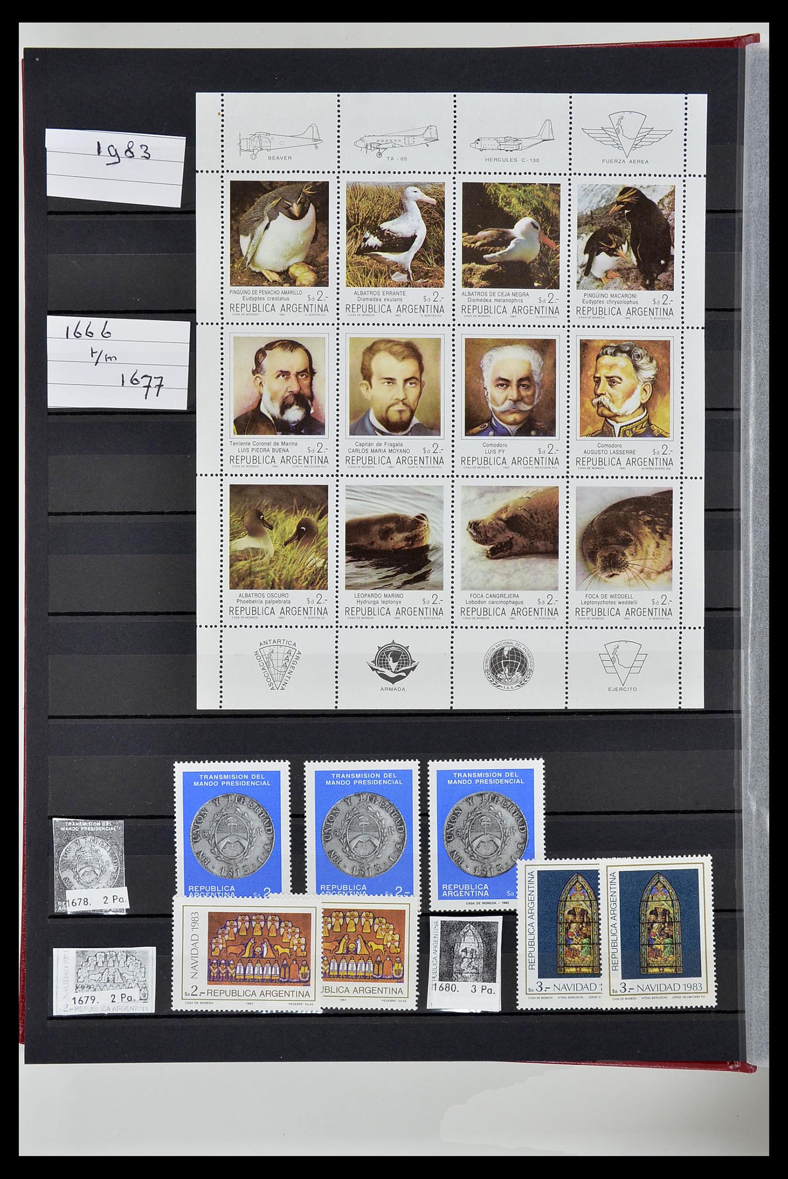 34490 232 - Postzegelverzameling 34490 Argentinië 1858-2002.