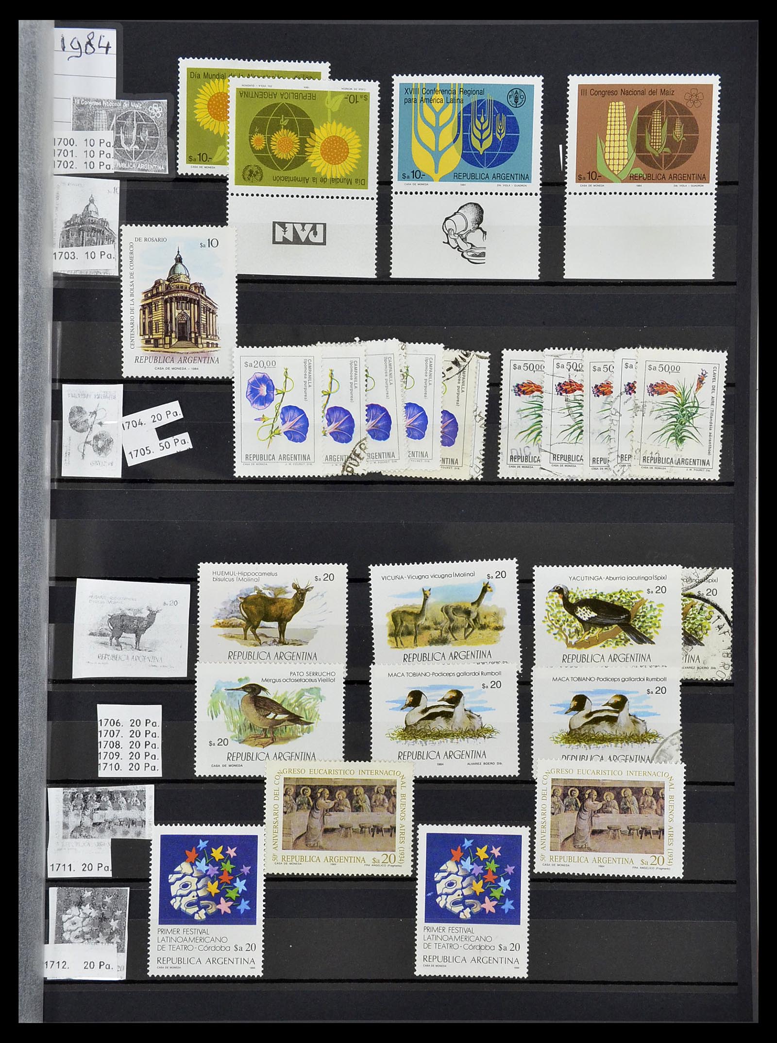 34490 235 - Postzegelverzameling 34490 Argentinië 1858-2002.