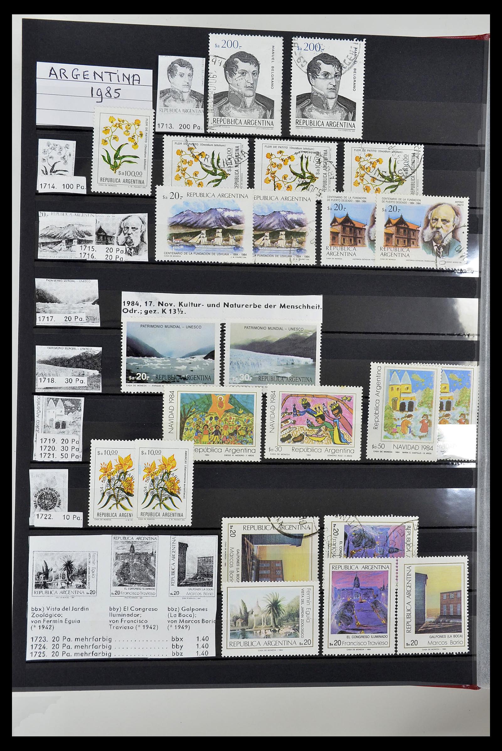 34490 236 - Postzegelverzameling 34490 Argentinië 1858-2002.