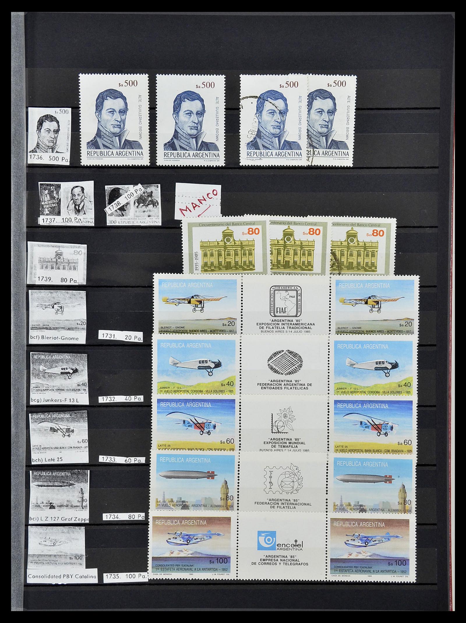 34490 237 - Postzegelverzameling 34490 Argentinië 1858-2002.