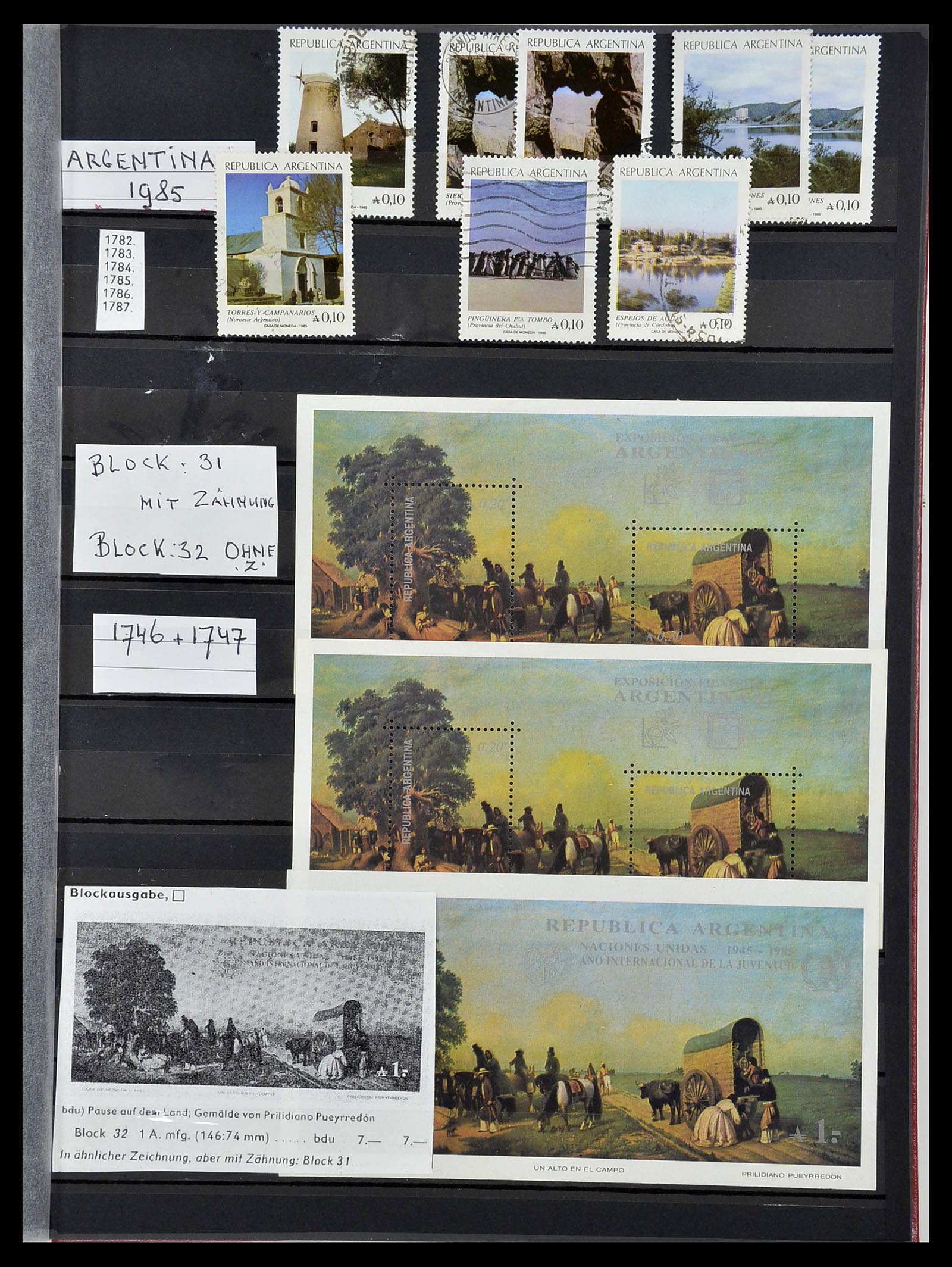 34490 239 - Postzegelverzameling 34490 Argentinië 1858-2002.