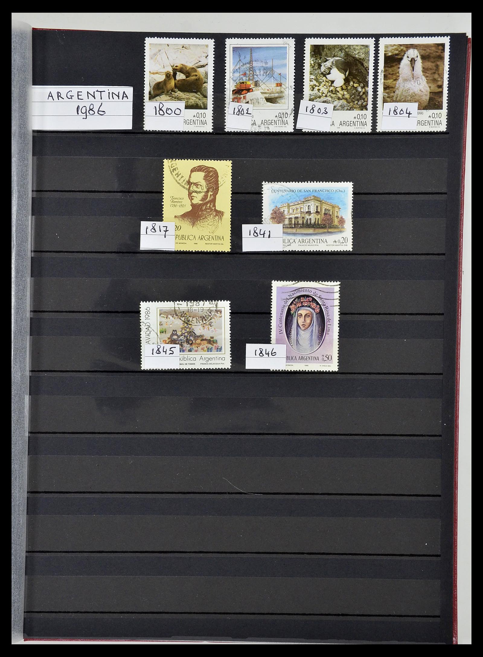 34490 241 - Postzegelverzameling 34490 Argentinië 1858-2002.