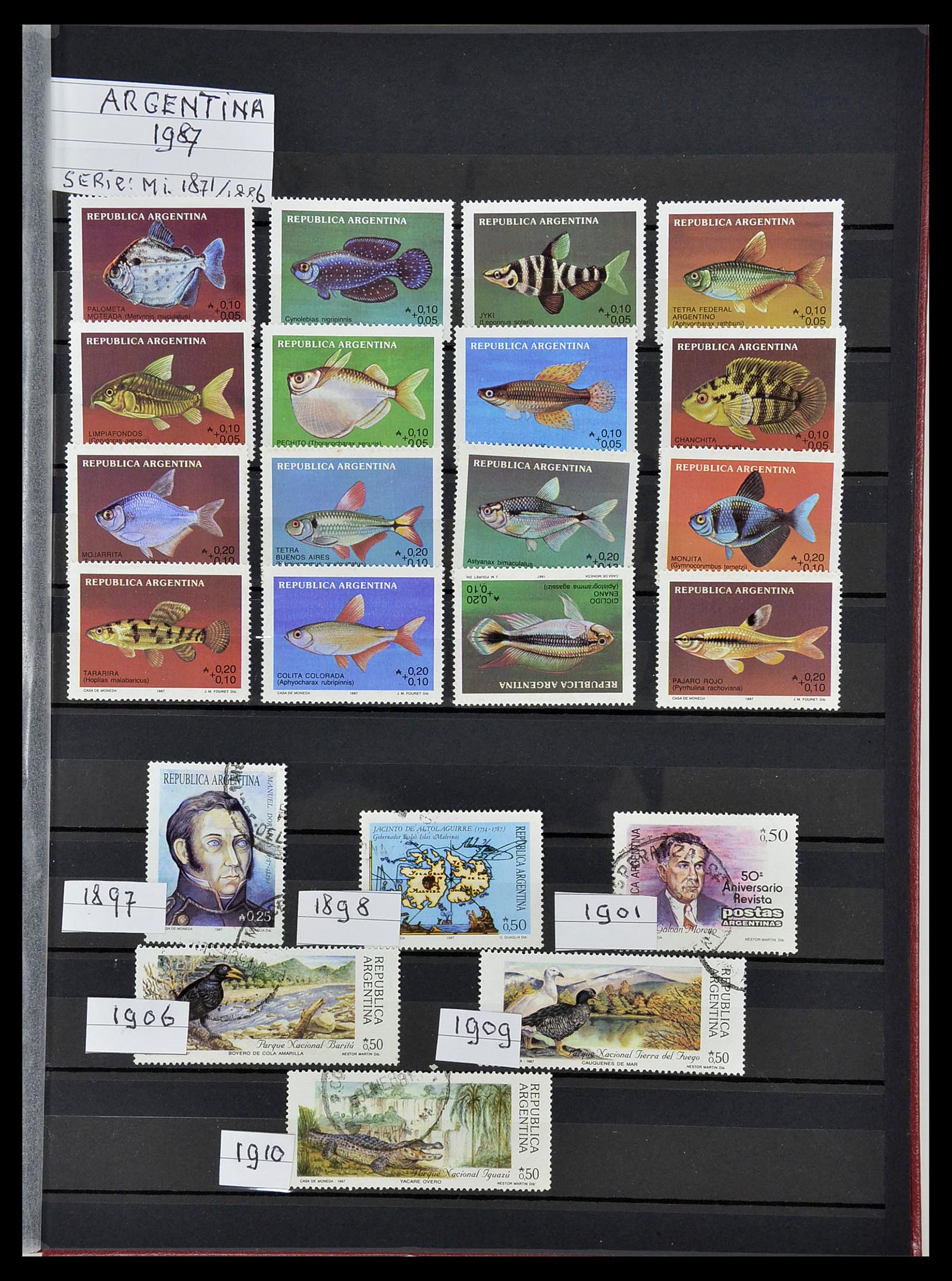 34490 243 - Postzegelverzameling 34490 Argentinië 1858-2002.