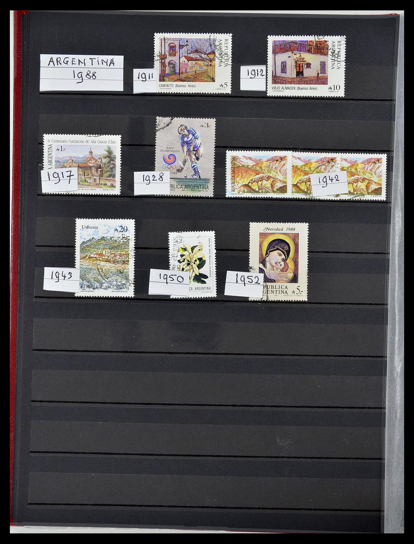 34490 244 - Postzegelverzameling 34490 Argentinië 1858-2002.
