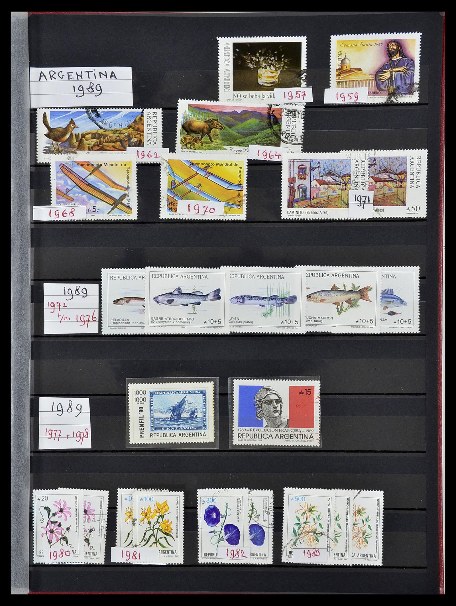 34490 245 - Postzegelverzameling 34490 Argentinië 1858-2002.