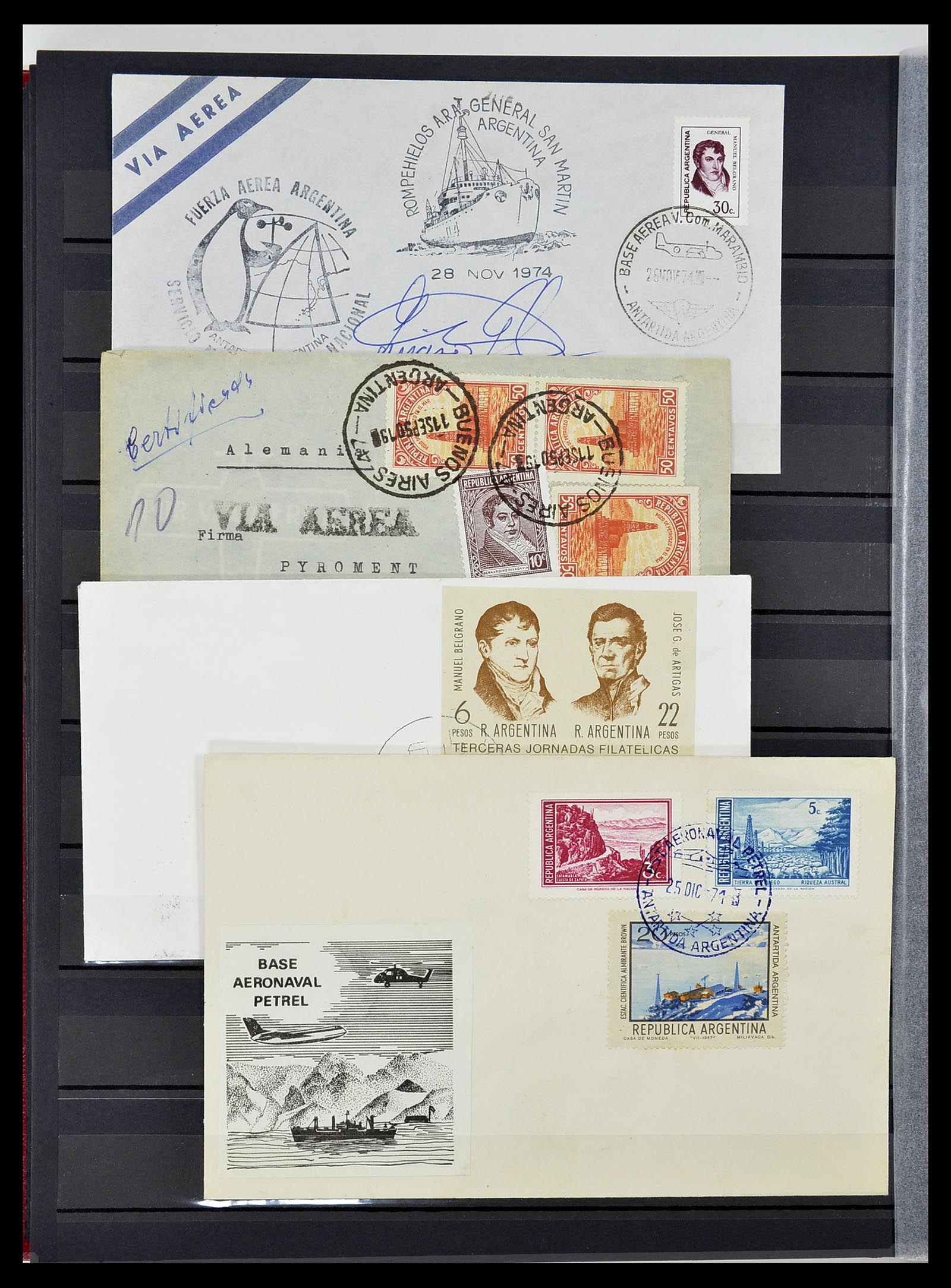 34490 250 - Postzegelverzameling 34490 Argentinië 1858-2002.