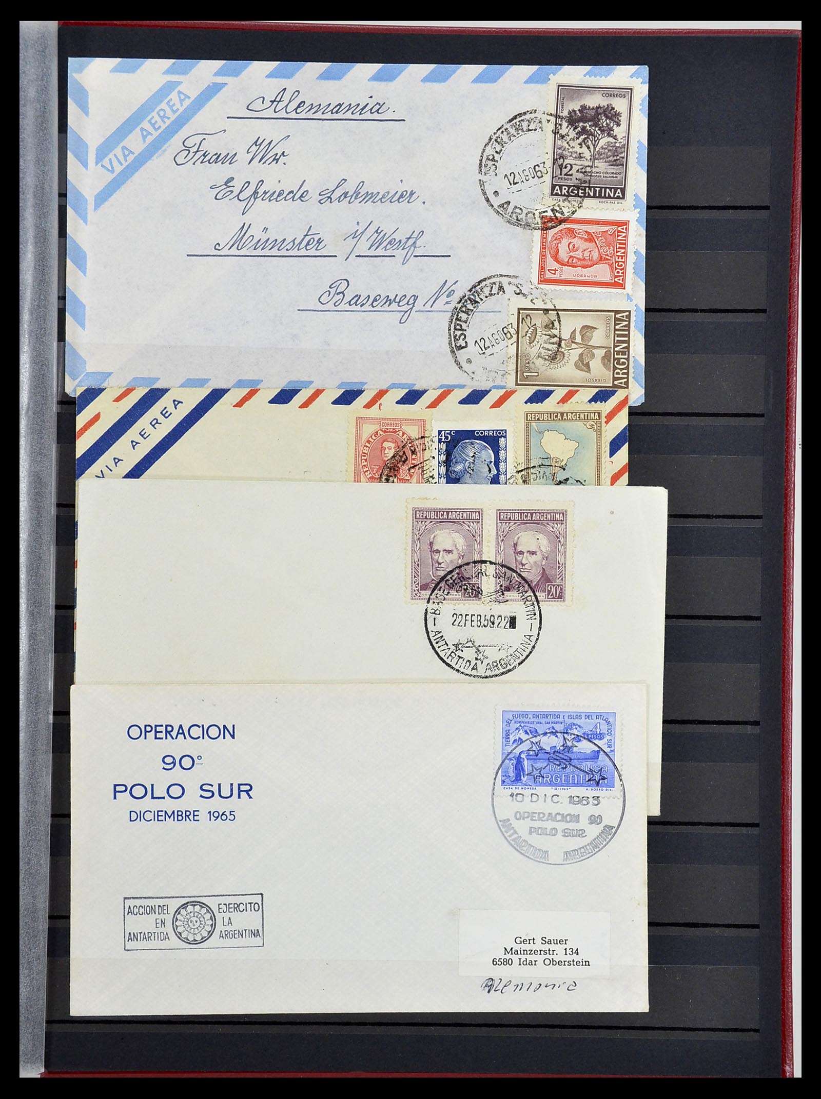 34490 251 - Postzegelverzameling 34490 Argentinië 1858-2002.