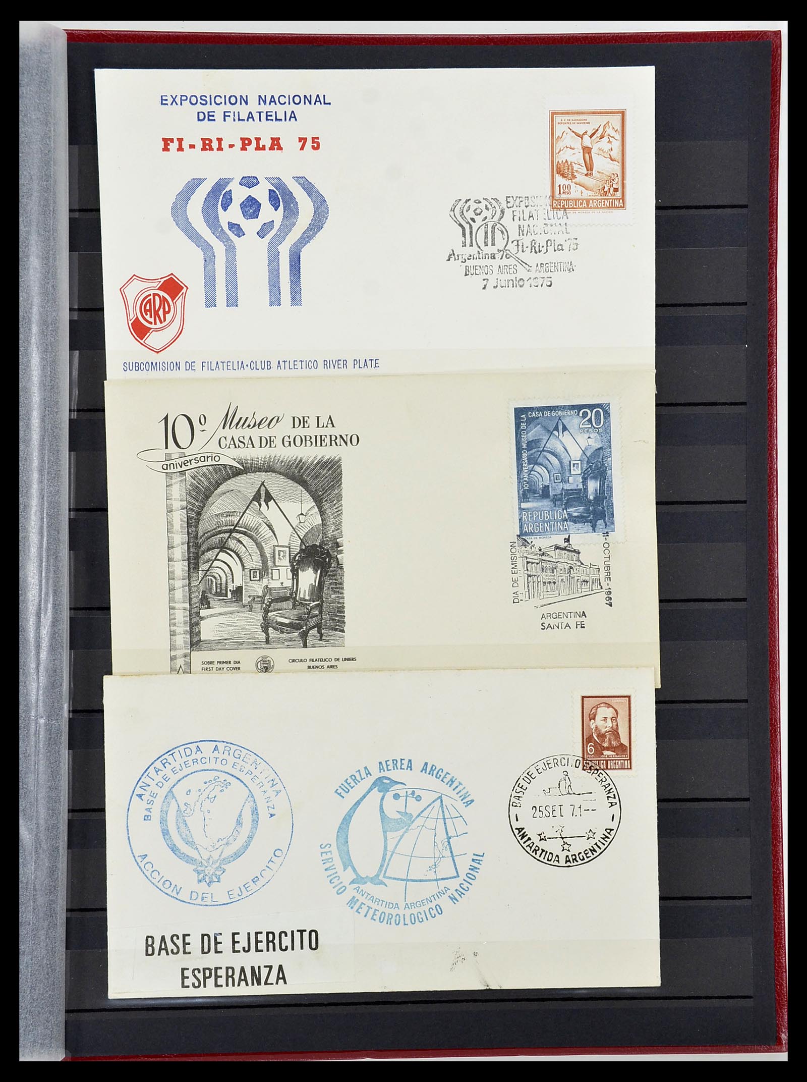 34490 253 - Postzegelverzameling 34490 Argentinië 1858-2002.