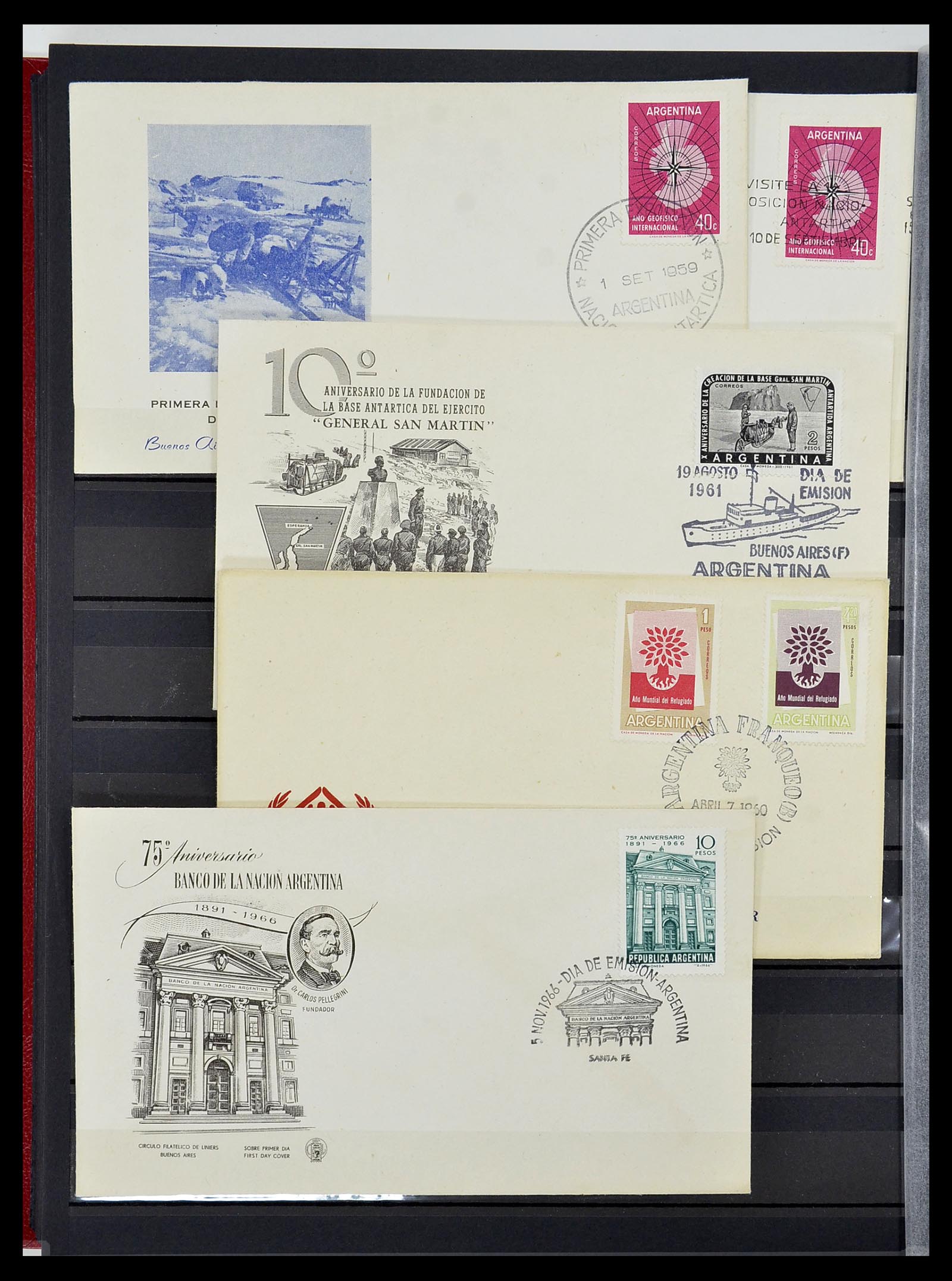 34490 254 - Postzegelverzameling 34490 Argentinië 1858-2002.