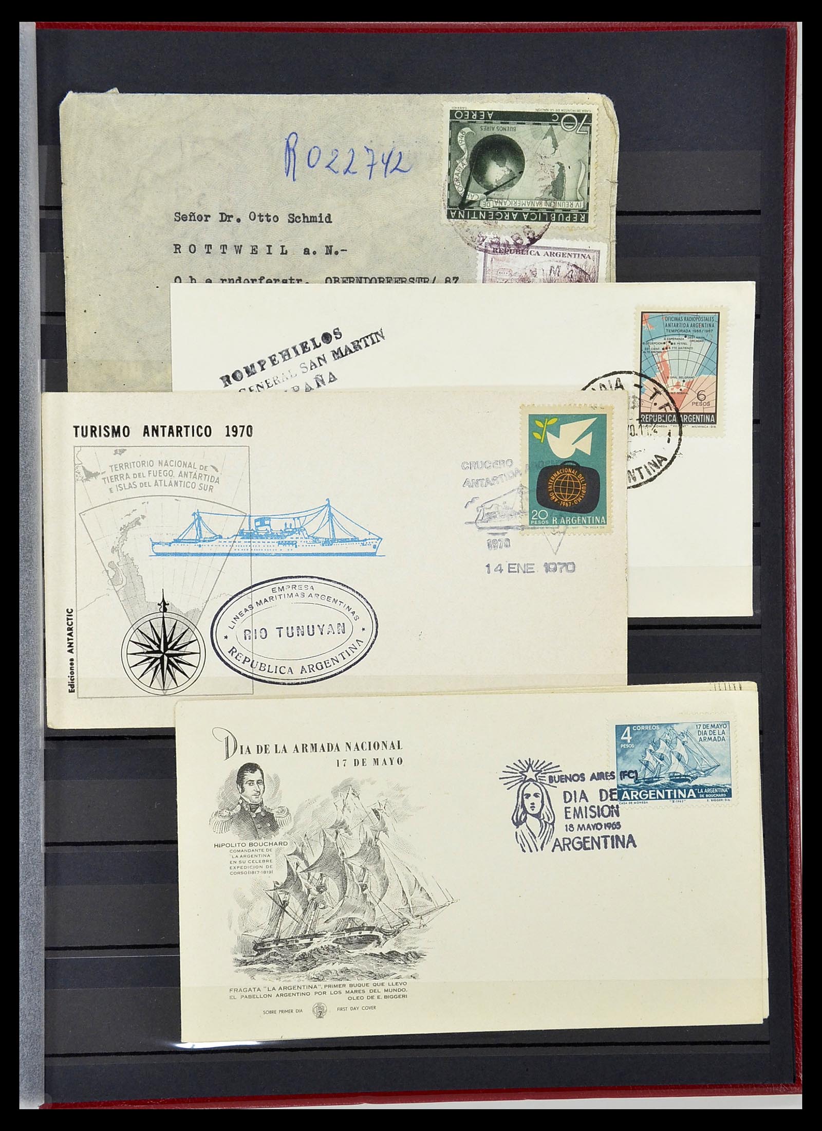 34490 255 - Postzegelverzameling 34490 Argentinië 1858-2002.