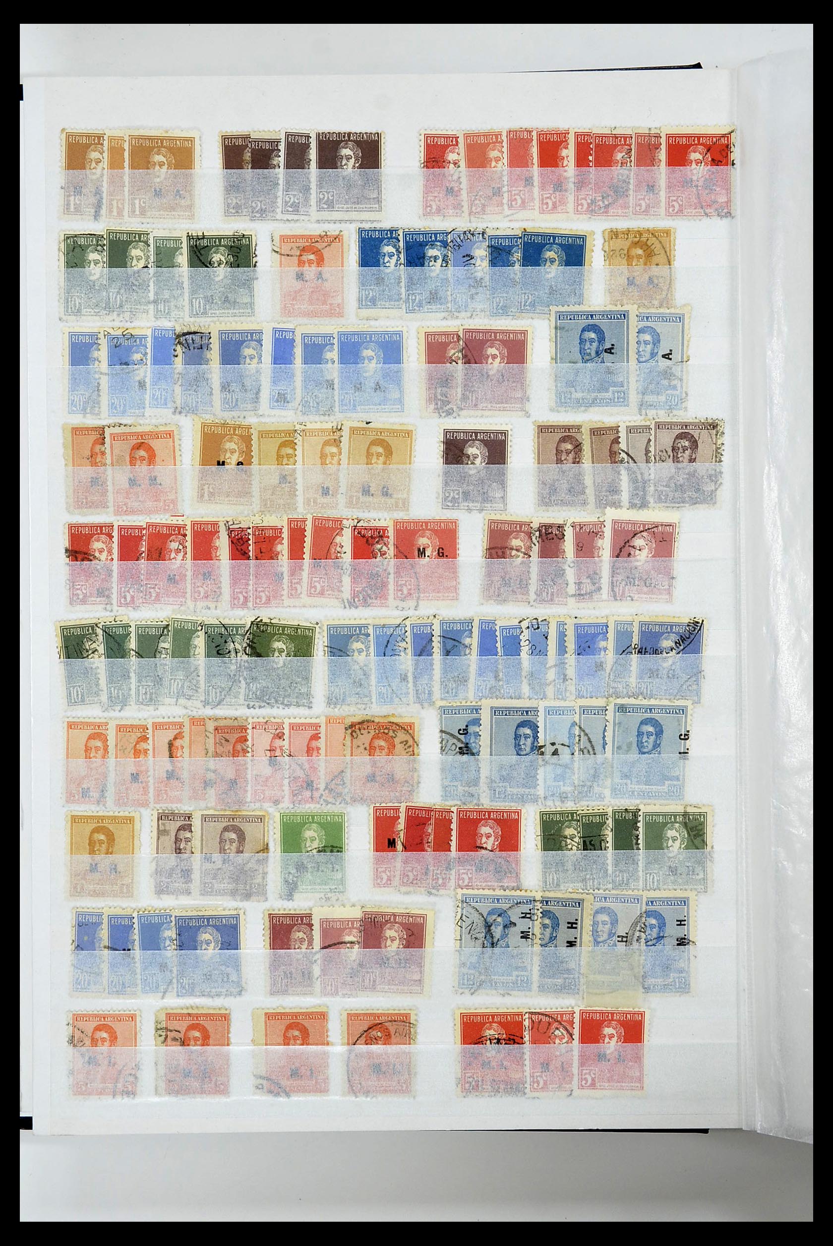 34490 261 - Postzegelverzameling 34490 Argentinië 1858-2002.