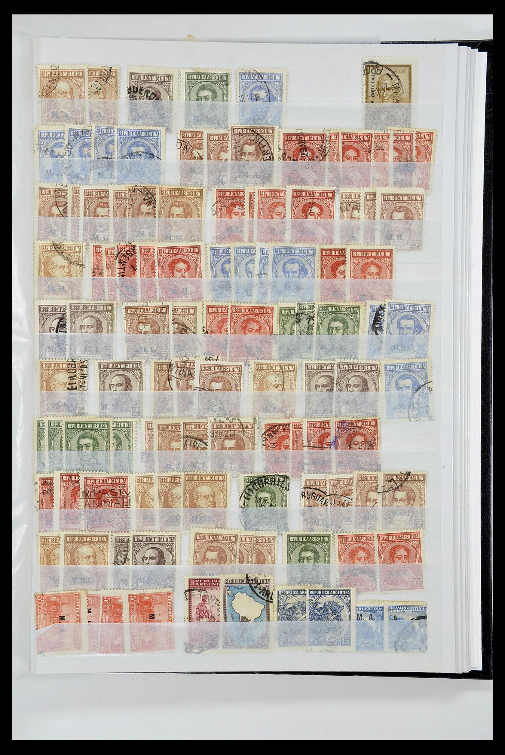 34490 263 - Postzegelverzameling 34490 Argentinië 1858-2002.