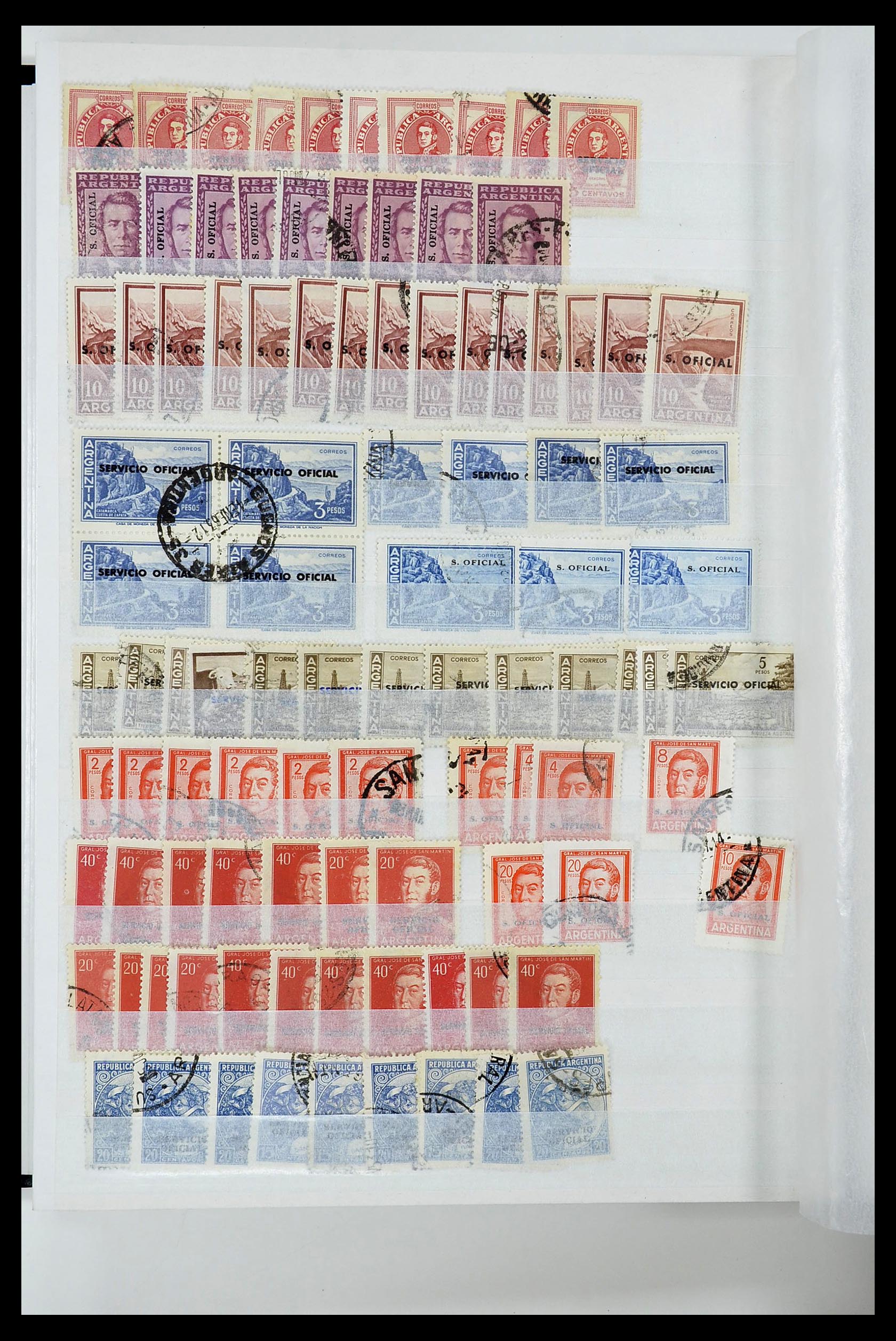 34490 267 - Postzegelverzameling 34490 Argentinië 1858-2002.