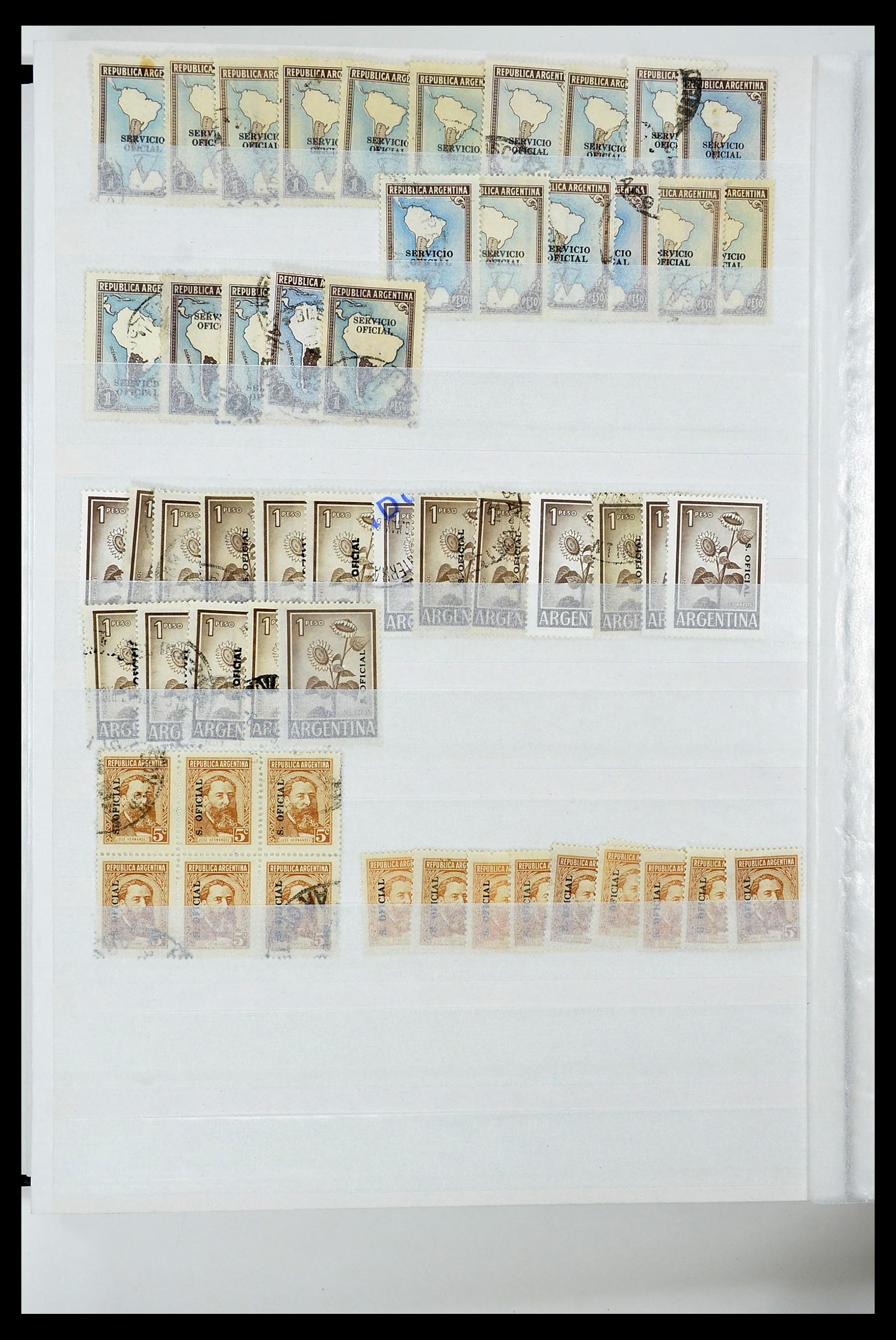 34490 268 - Postzegelverzameling 34490 Argentinië 1858-2002.