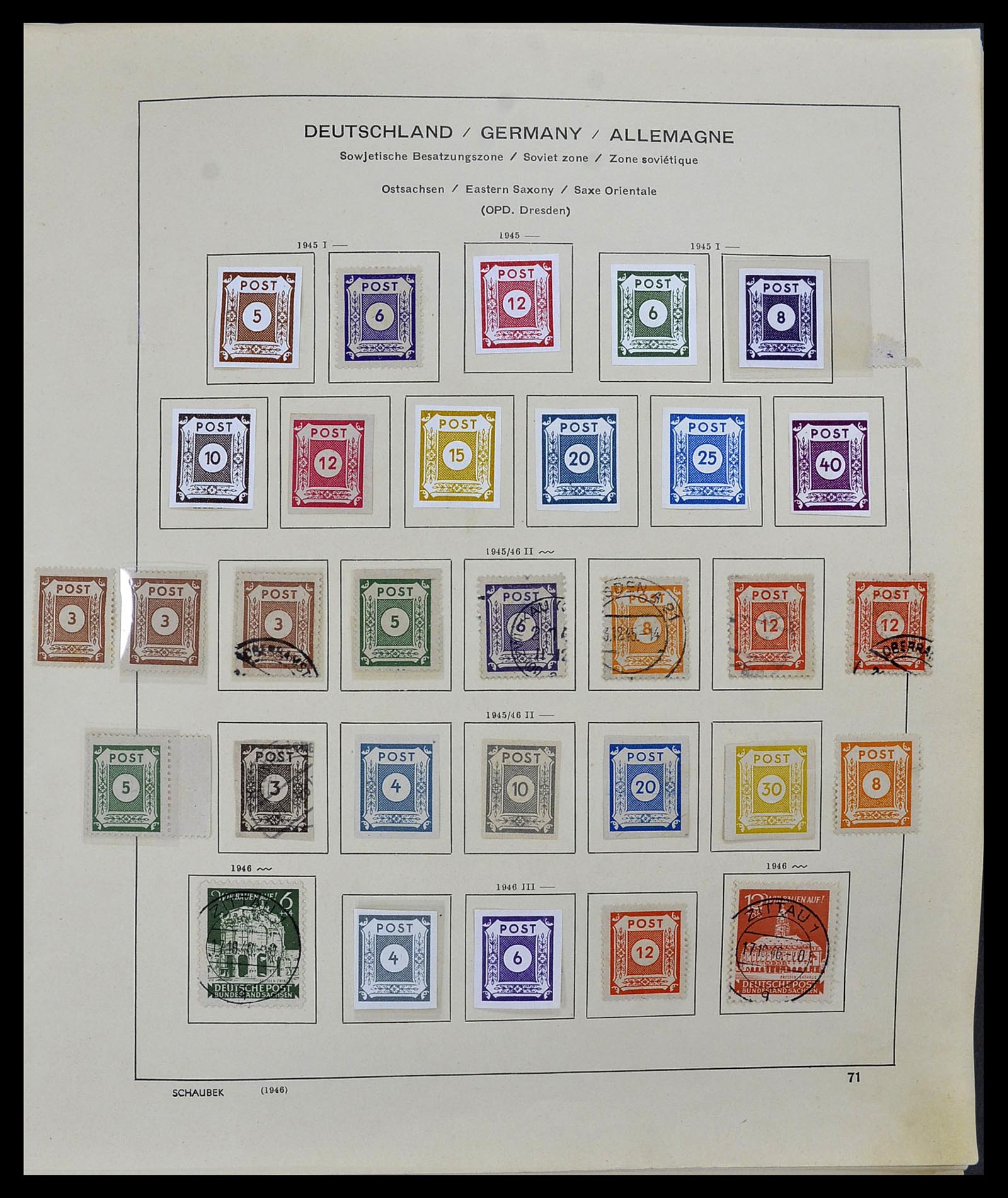 34491 002 - Postzegelverzameling 34491 DDR 1945-1980.
