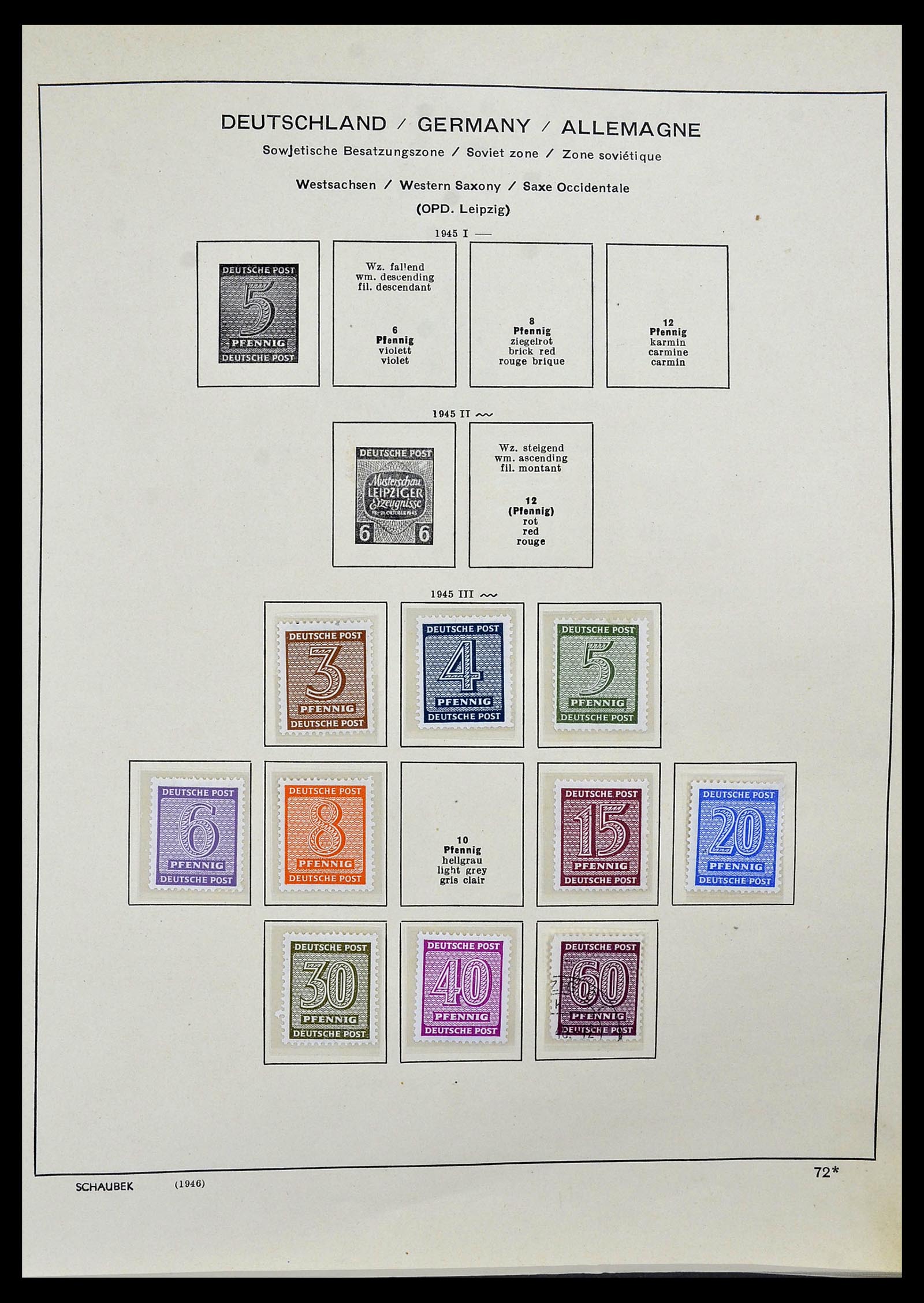 34491 004 - Stamp Collection 34491 GDR 1945-1980.