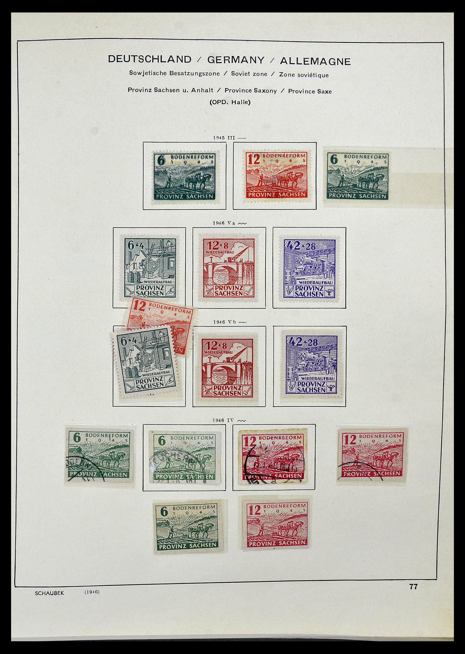 34491 009 - Stamp Collection 34491 GDR 1945-1980.