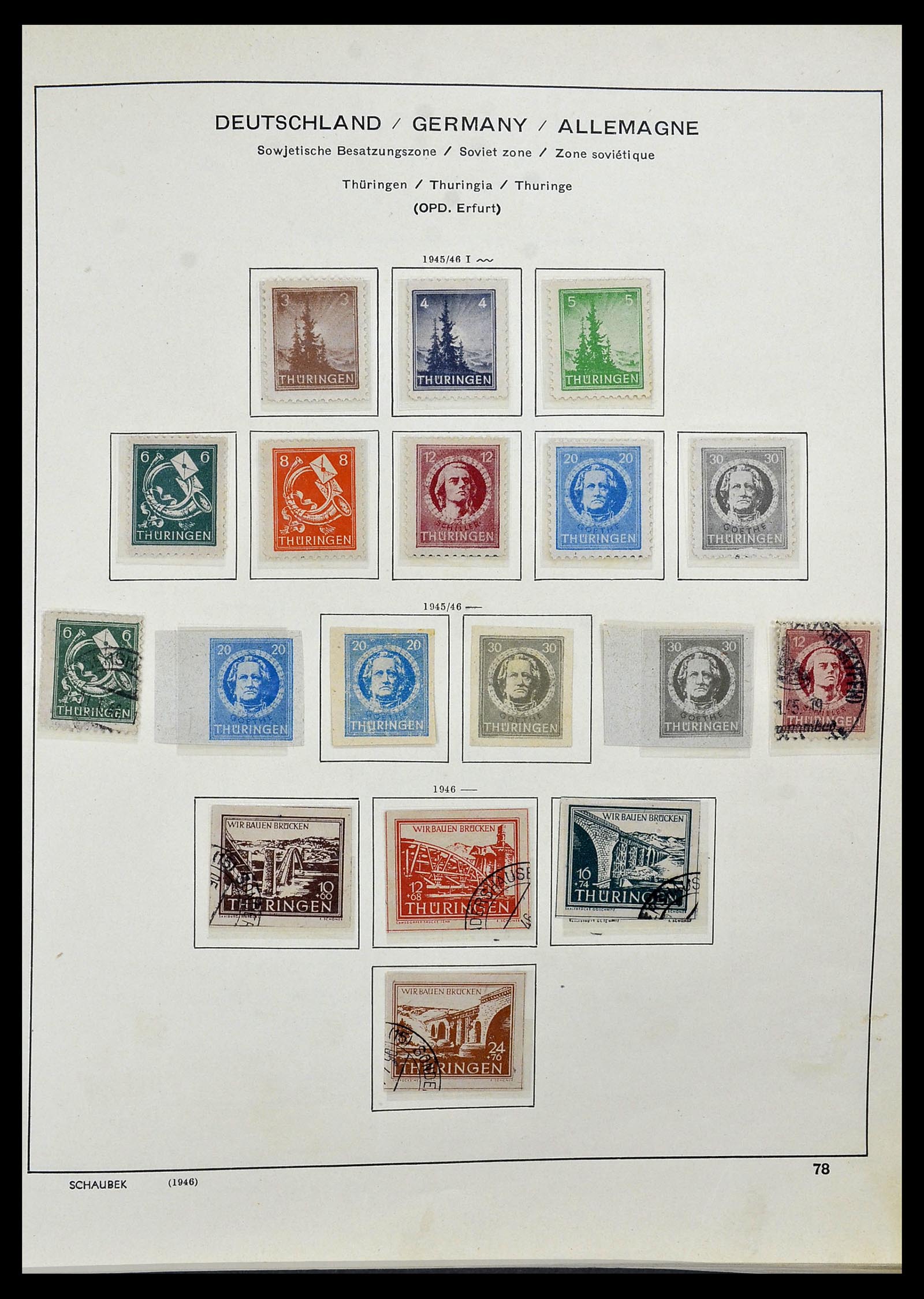 34491 010 - Stamp Collection 34491 GDR 1945-1980.