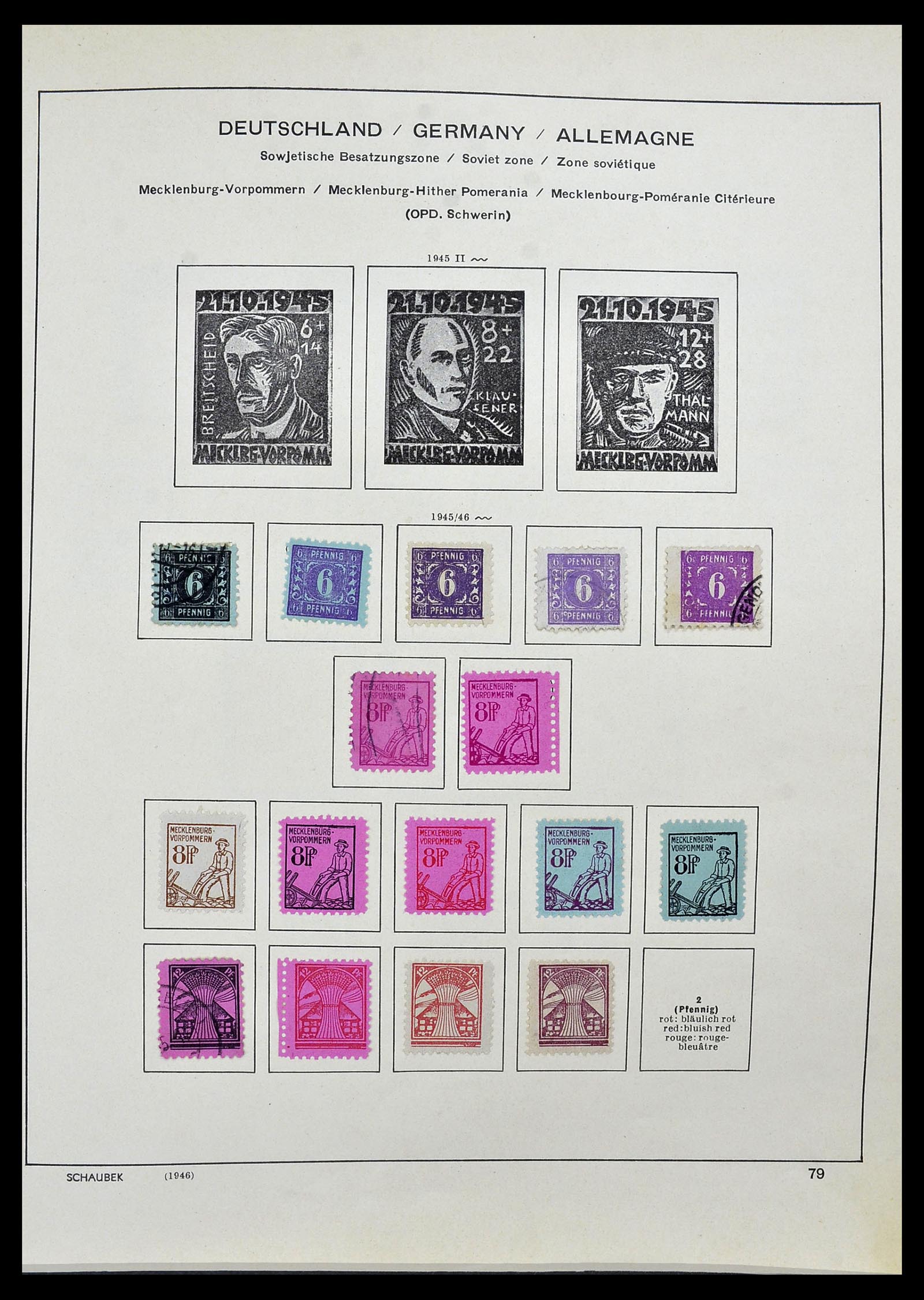 34491 012 - Stamp Collection 34491 GDR 1945-1980.