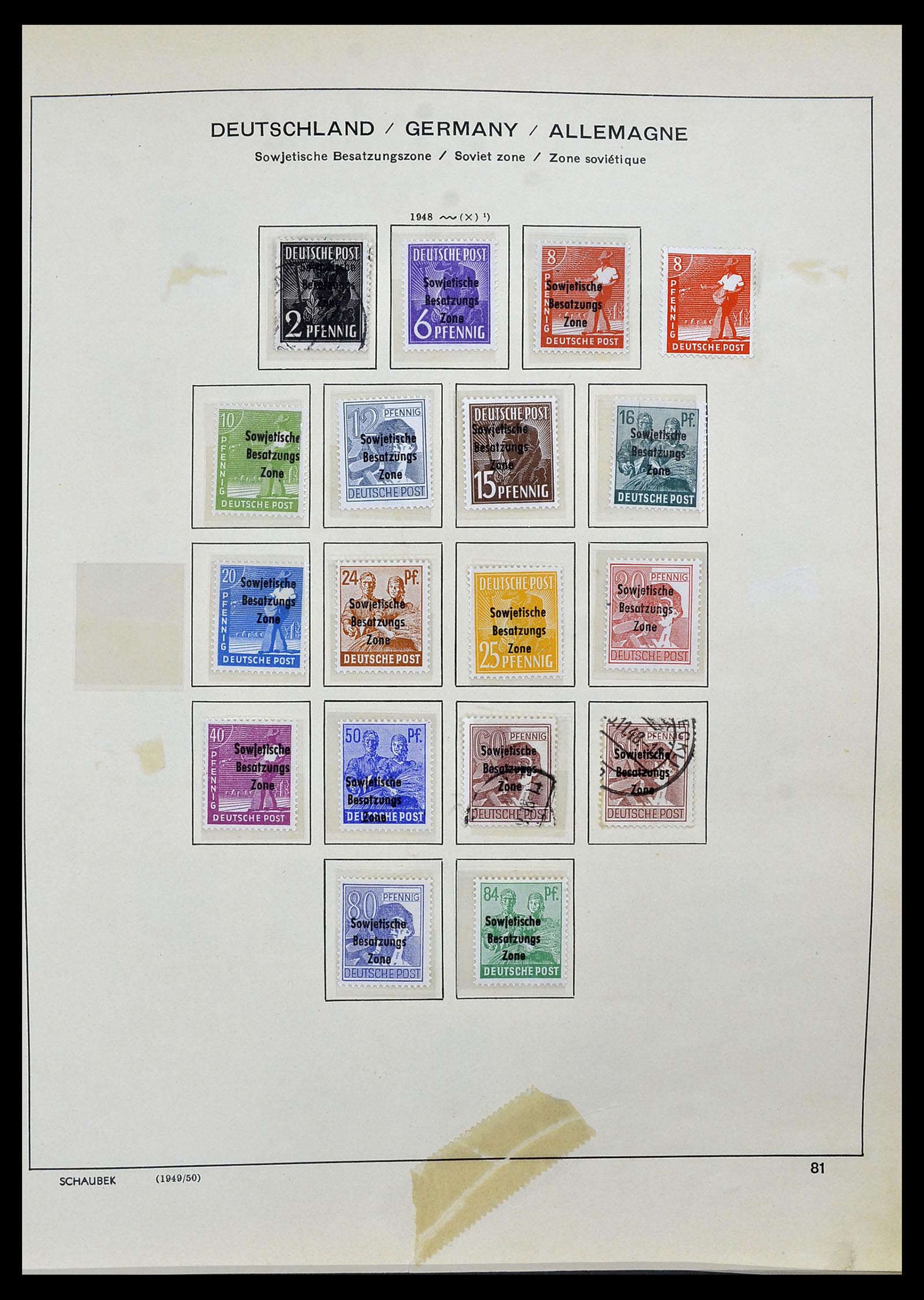 34491 014 - Stamp Collection 34491 GDR 1945-1980.