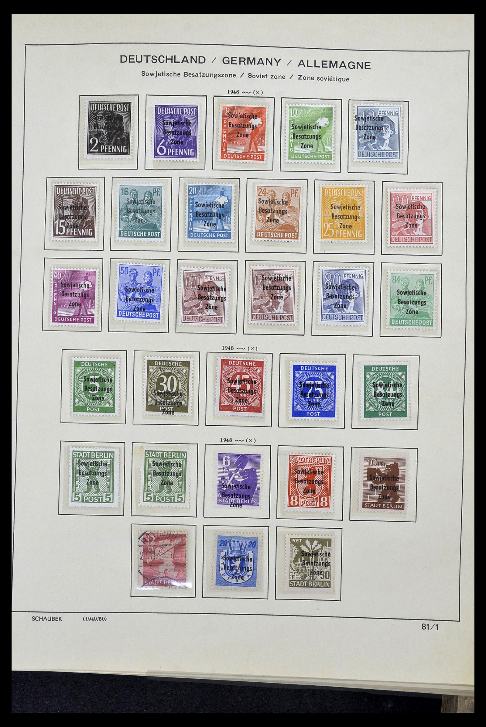 34491 015 - Postzegelverzameling 34491 DDR 1945-1980.