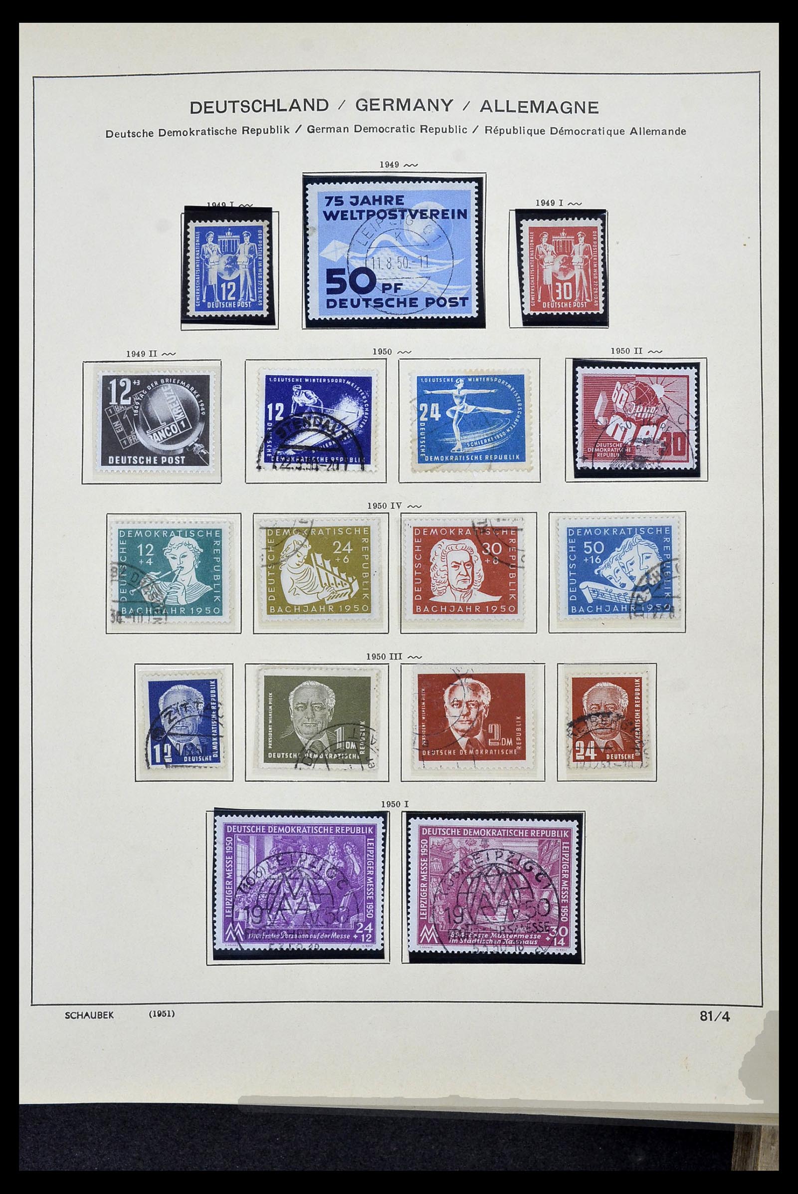 34491 019 - Stamp Collection 34491 GDR 1945-1980.