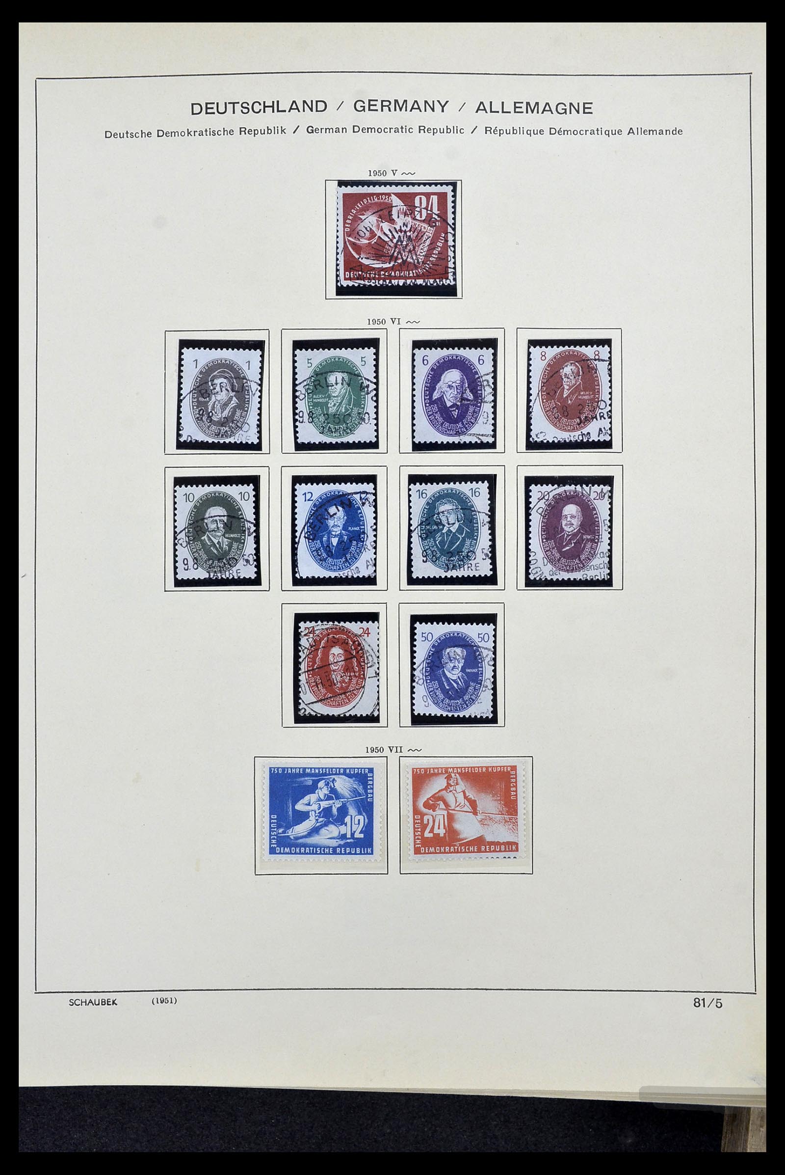 34491 020 - Stamp Collection 34491 GDR 1945-1980.