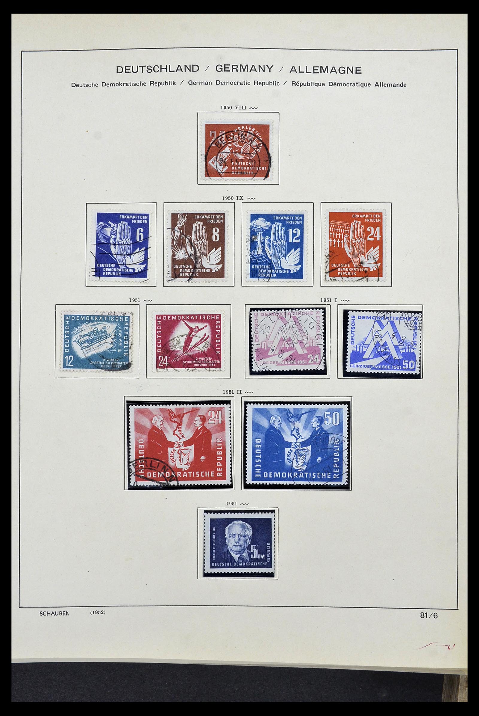 34491 021 - Stamp Collection 34491 GDR 1945-1980.