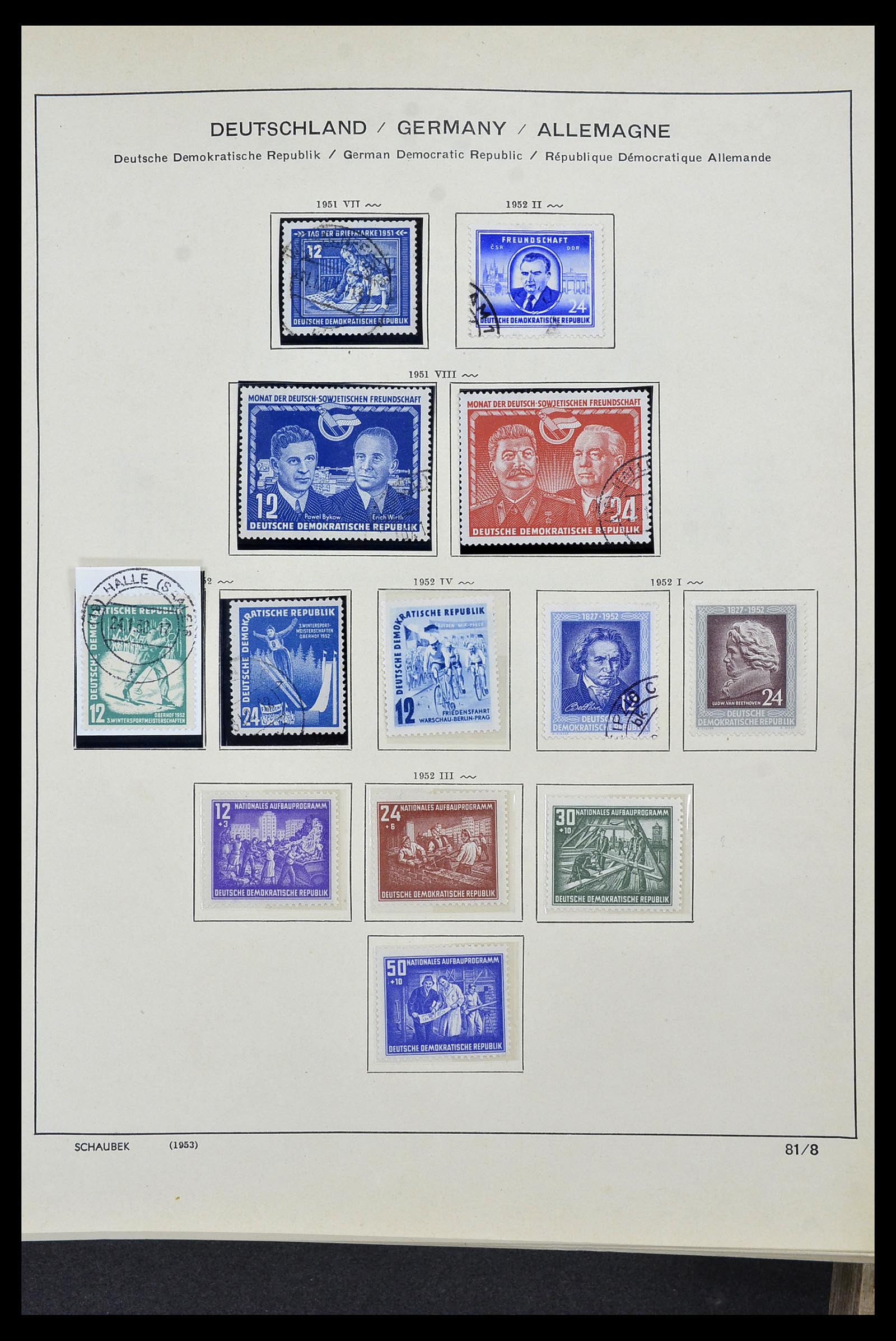 34491 023 - Stamp Collection 34491 GDR 1945-1980.