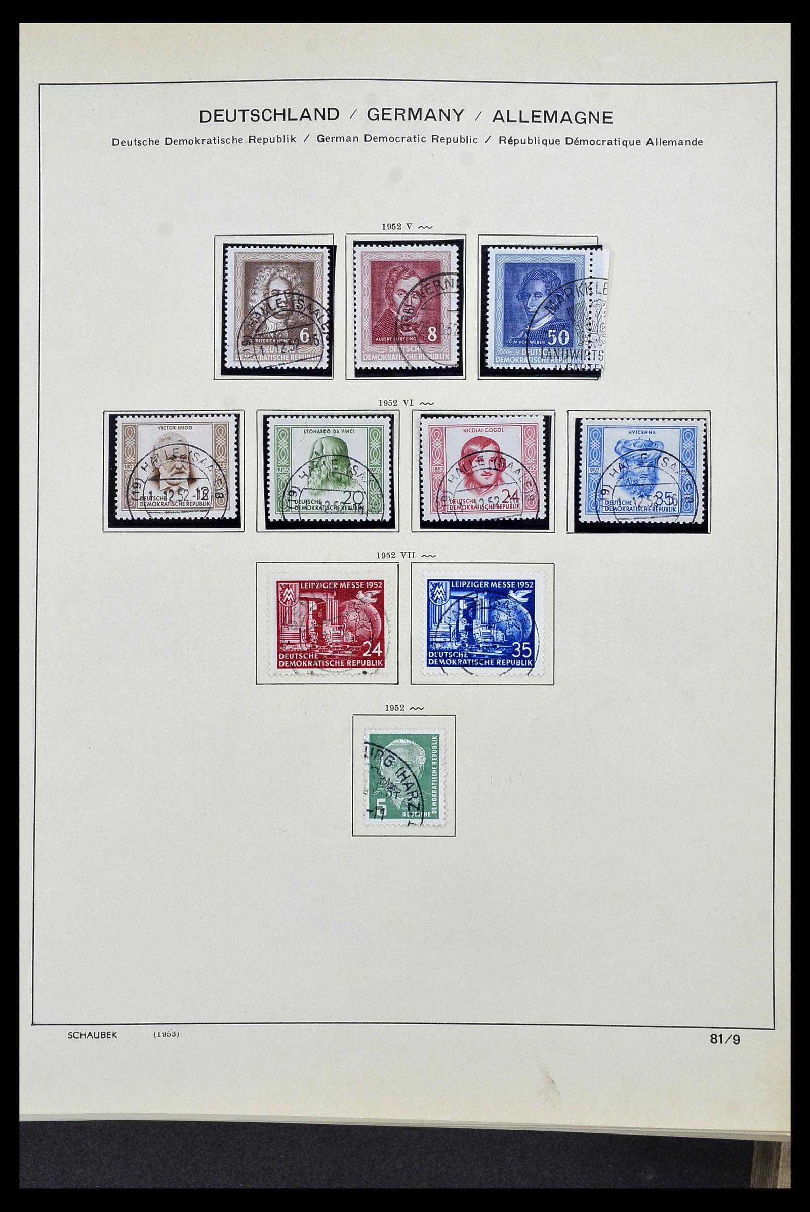 34491 024 - Stamp Collection 34491 GDR 1945-1980.