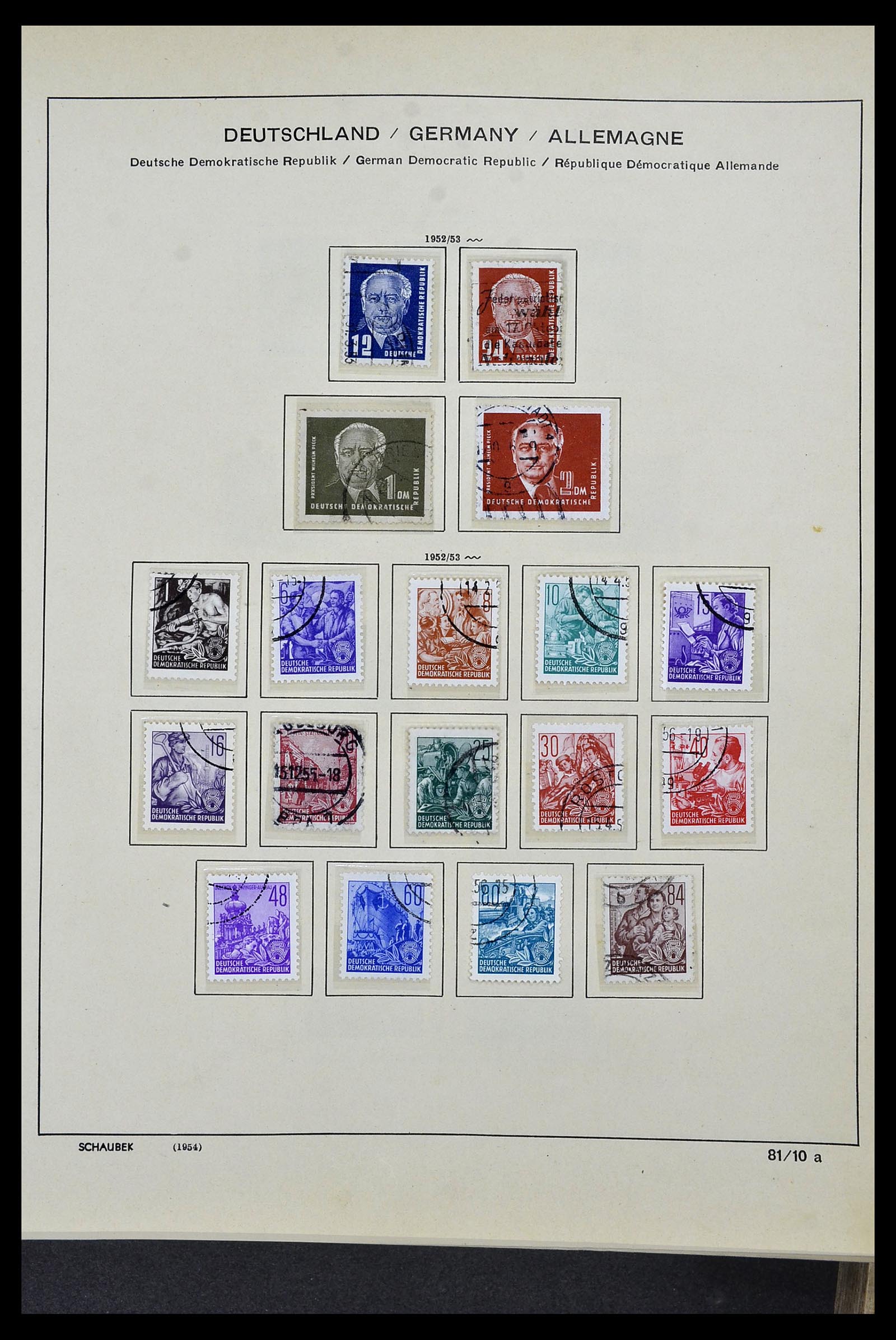 34491 026 - Postzegelverzameling 34491 DDR 1945-1980.