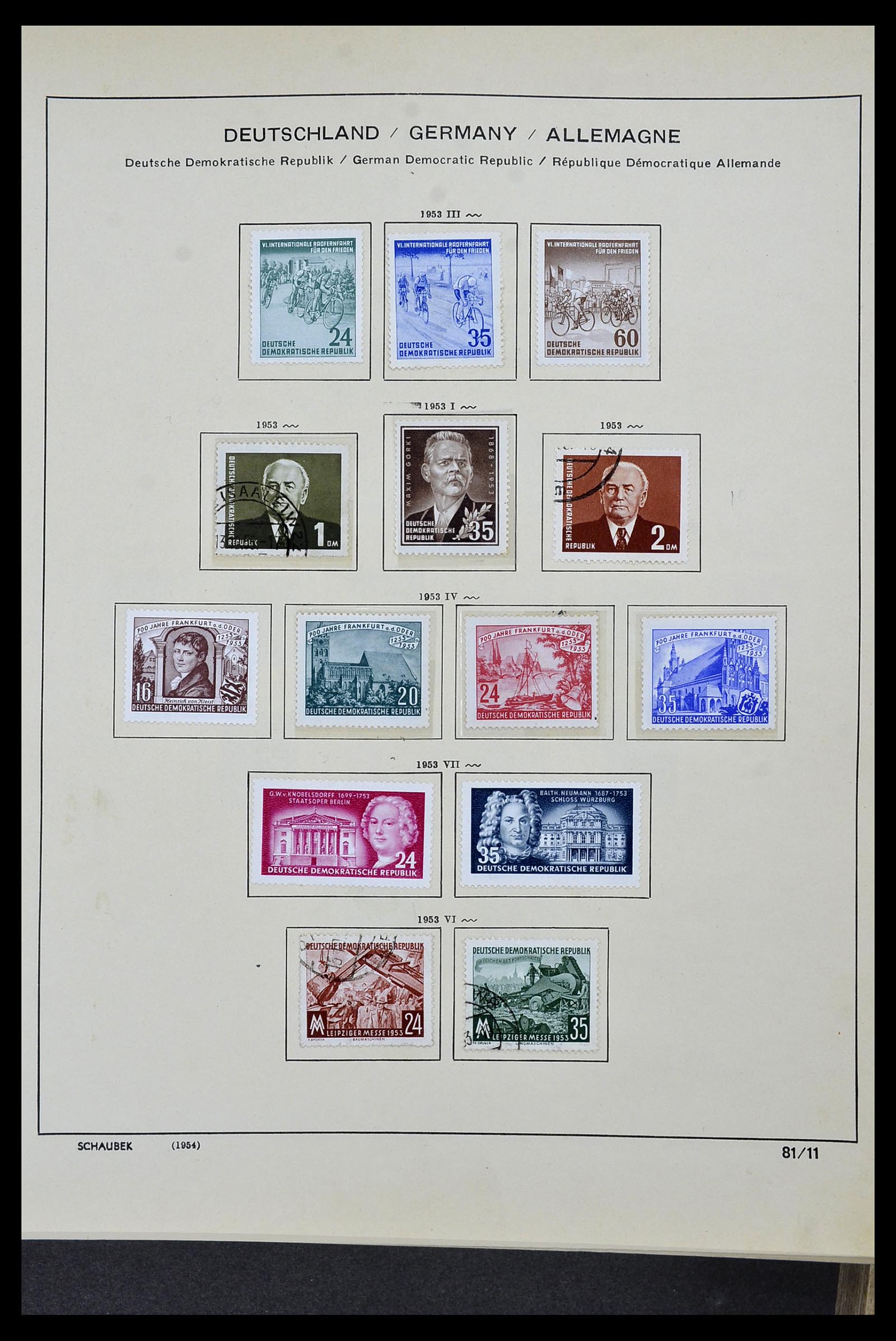 34491 027 - Stamp Collection 34491 GDR 1945-1980.
