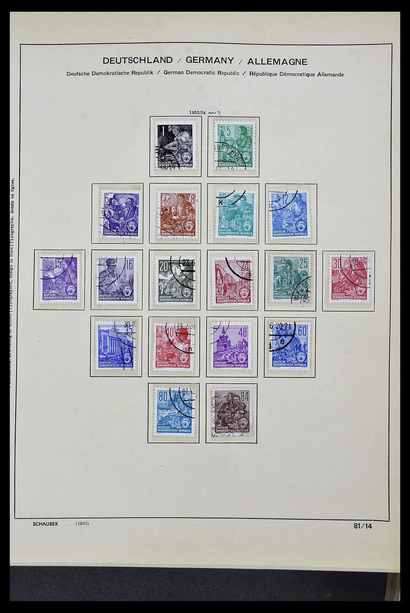 34491 030 - Stamp Collection 34491 GDR 1945-1980.
