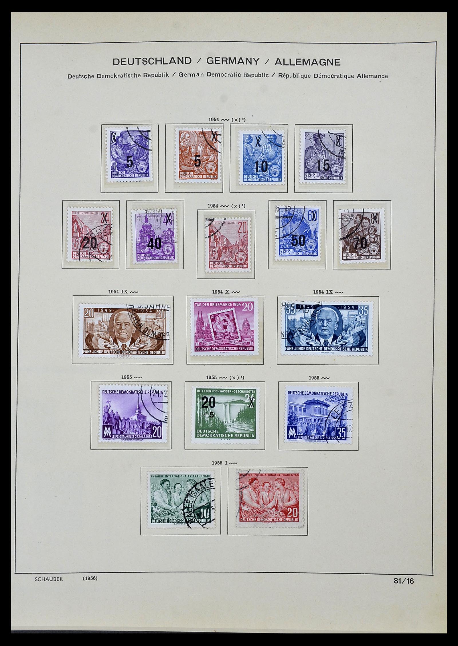 34491 032 - Stamp Collection 34491 GDR 1945-1980.