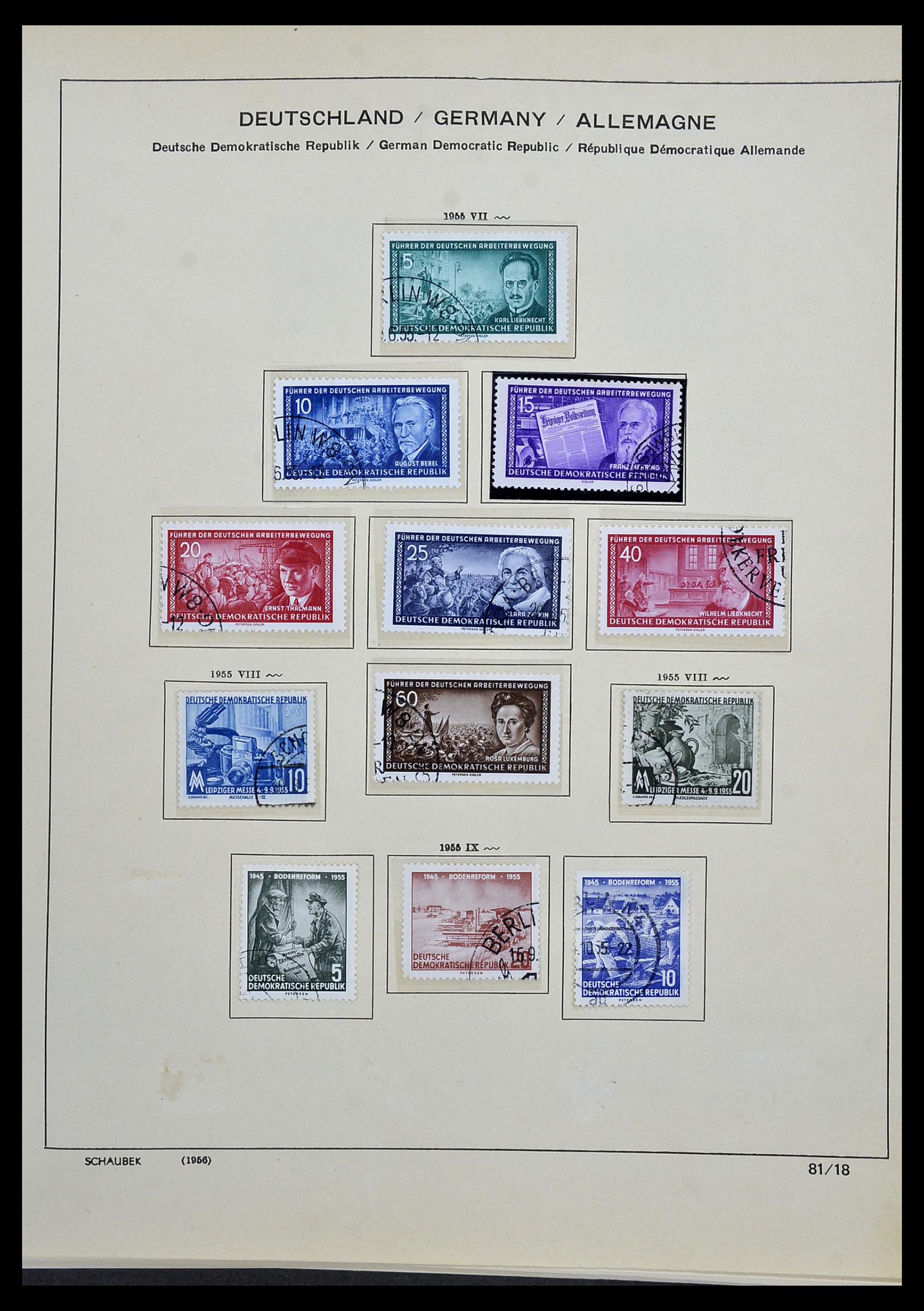 34491 033 - Stamp Collection 34491 GDR 1945-1980.