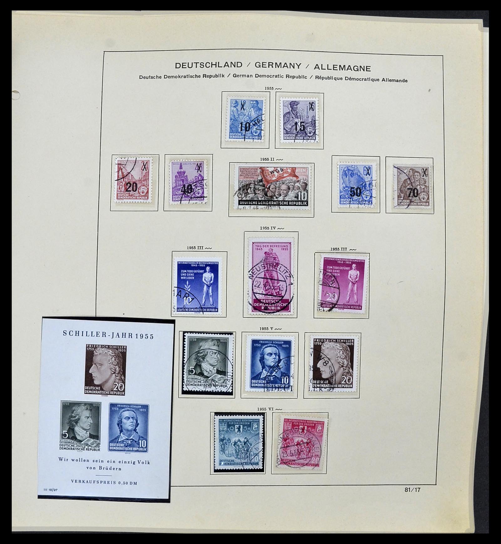 34491 034 - Postzegelverzameling 34491 DDR 1945-1980.