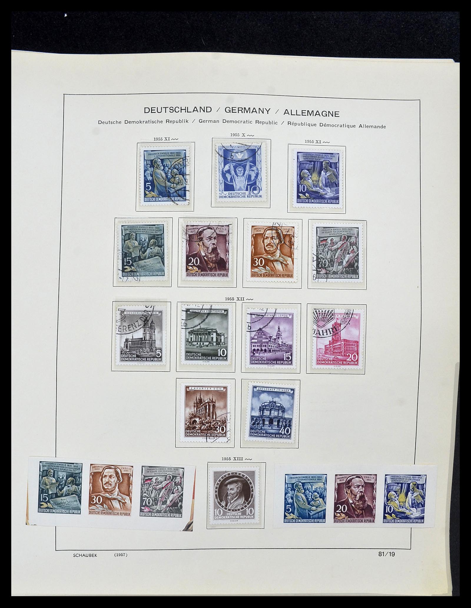 34491 035 - Stamp Collection 34491 GDR 1945-1980.