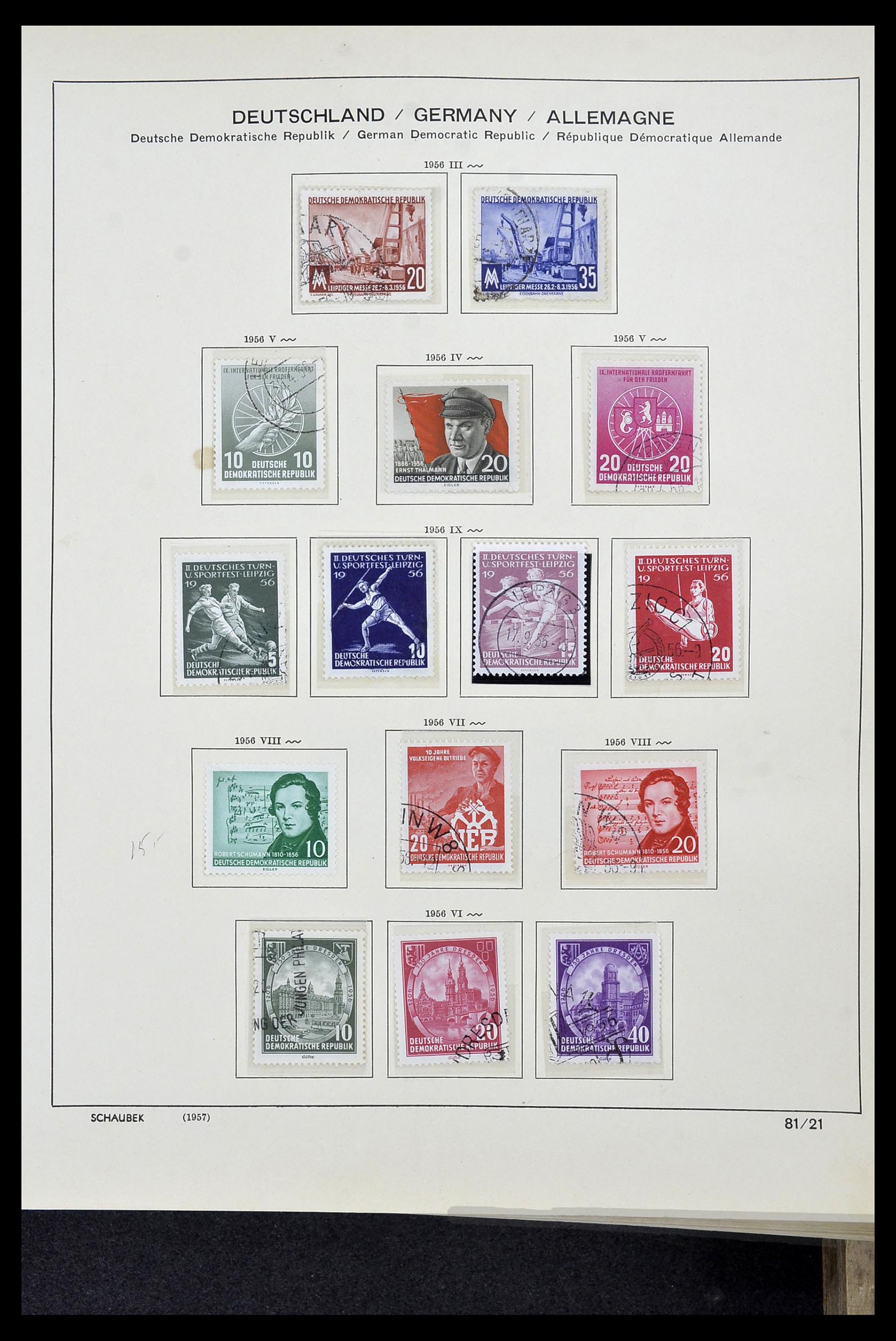 34491 037 - Stamp Collection 34491 GDR 1945-1980.