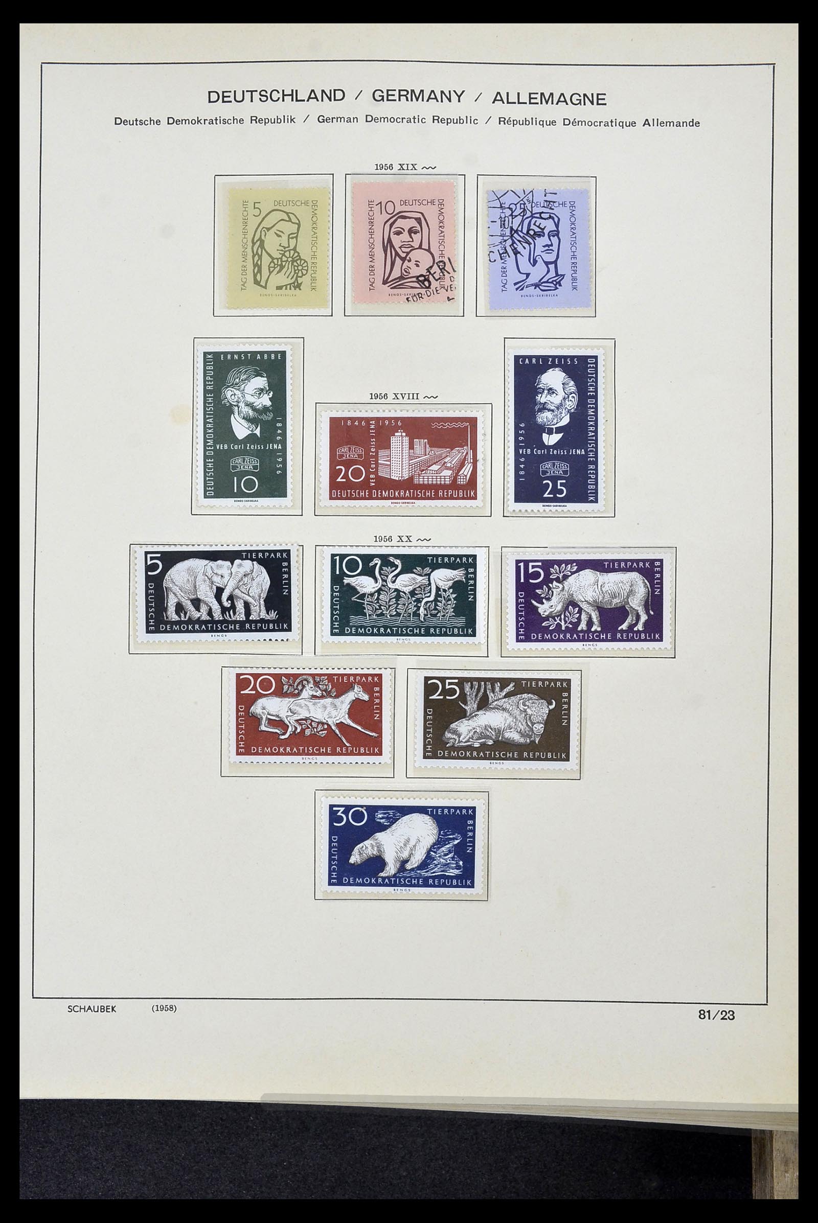 34491 039 - Stamp Collection 34491 GDR 1945-1980.