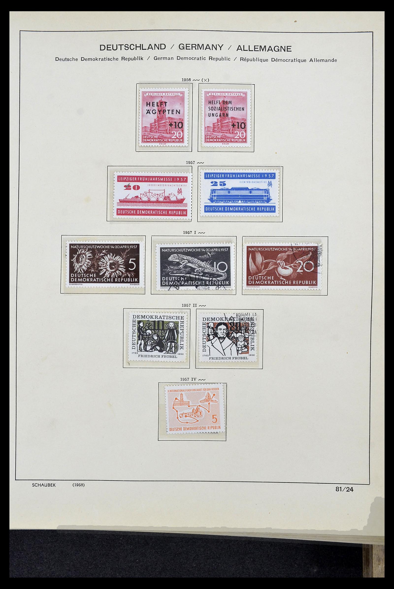 34491 040 - Postzegelverzameling 34491 DDR 1945-1980.