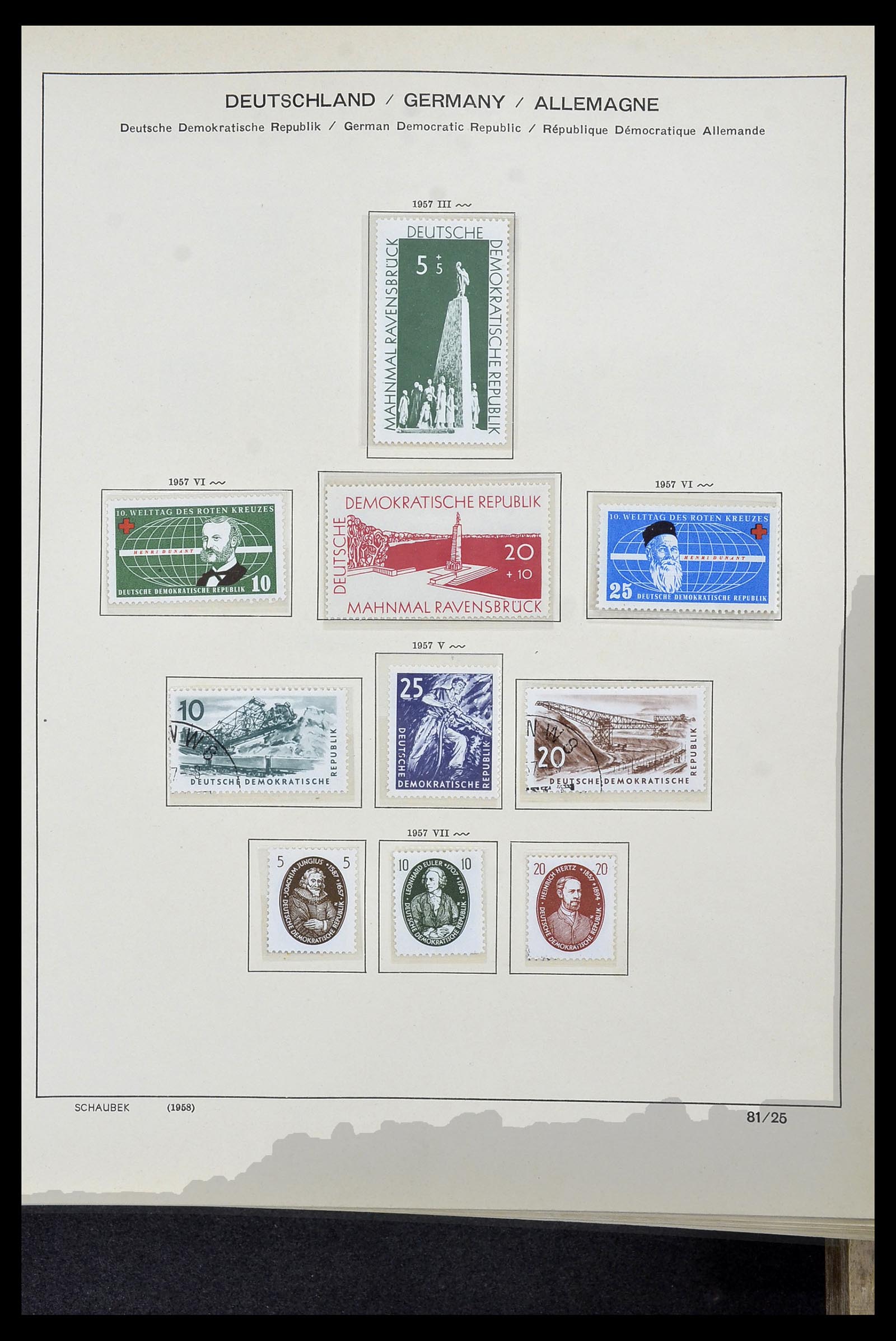 34491 041 - Postzegelverzameling 34491 DDR 1945-1980.