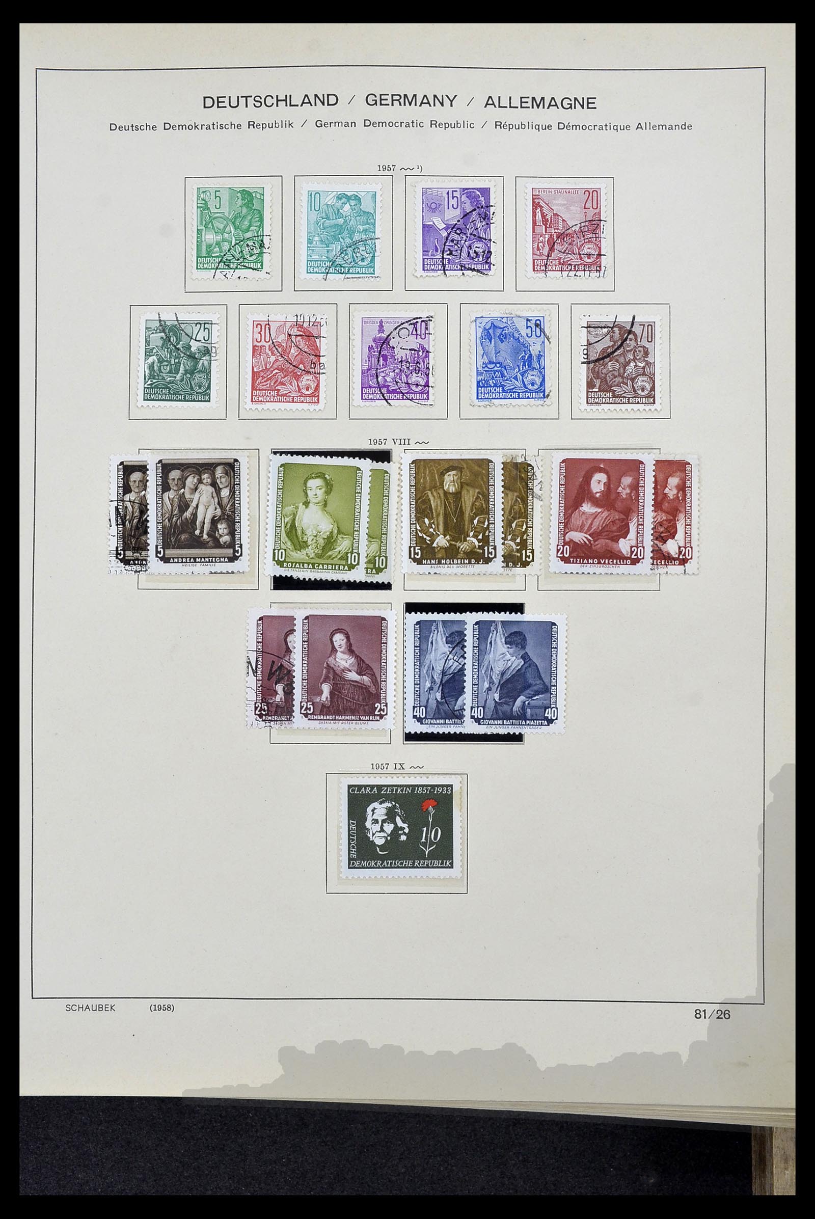34491 042 - Postzegelverzameling 34491 DDR 1945-1980.