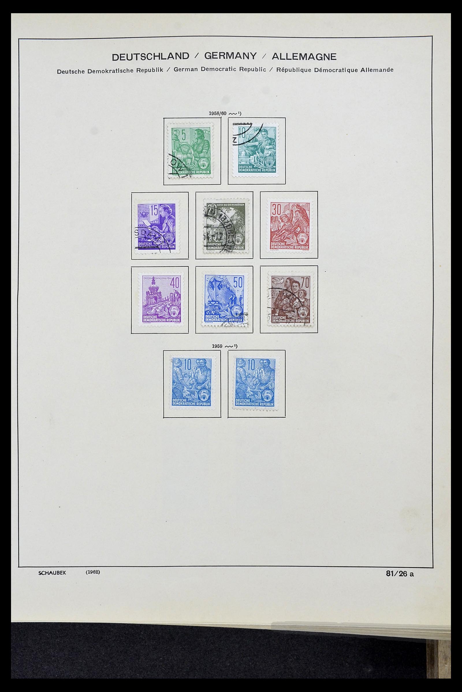 34491 043 - Postzegelverzameling 34491 DDR 1945-1980.