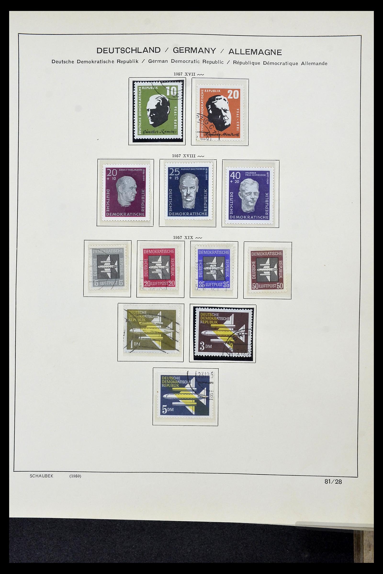 34491 045 - Postzegelverzameling 34491 DDR 1945-1980.
