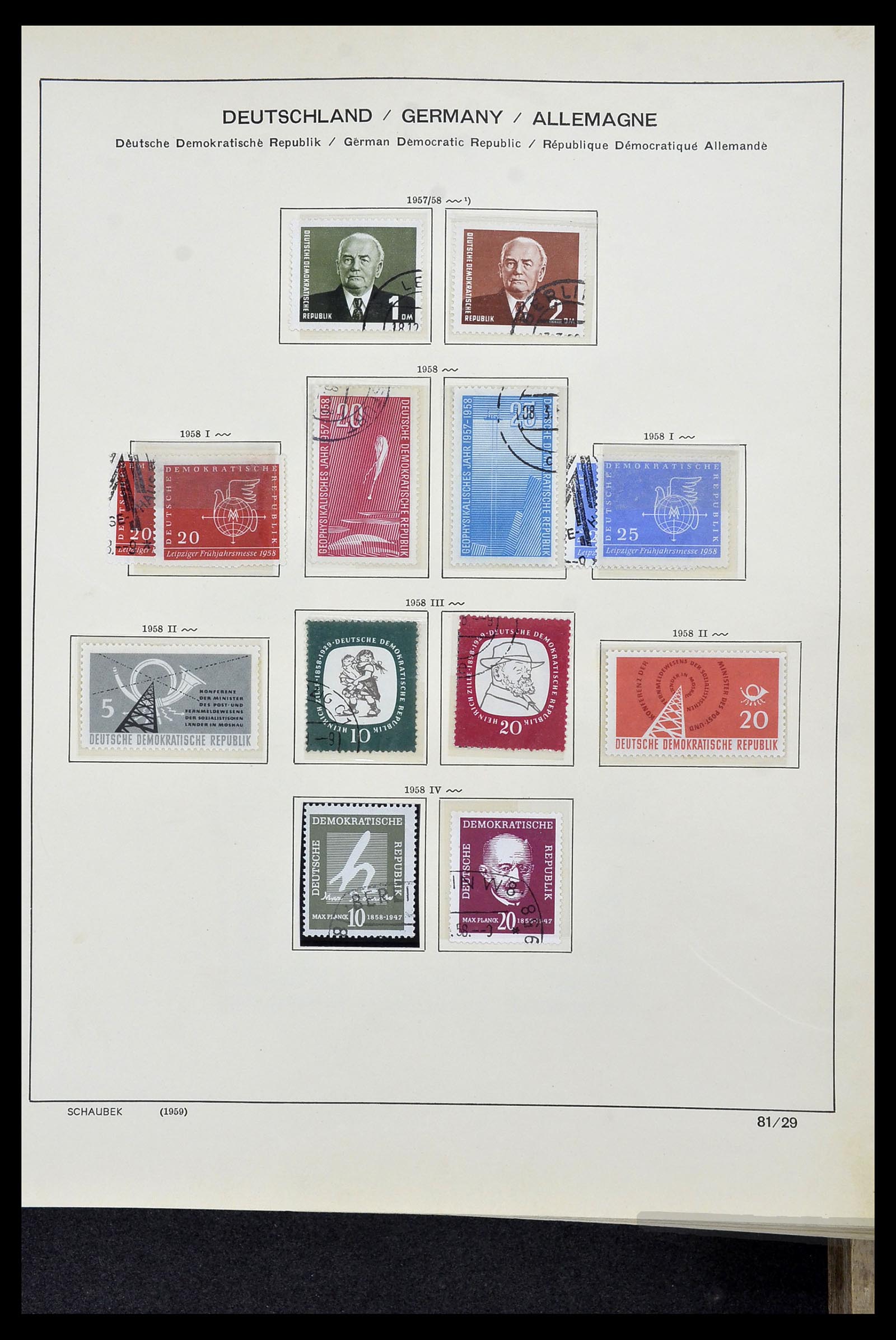 34491 046 - Stamp Collection 34491 GDR 1945-1980.