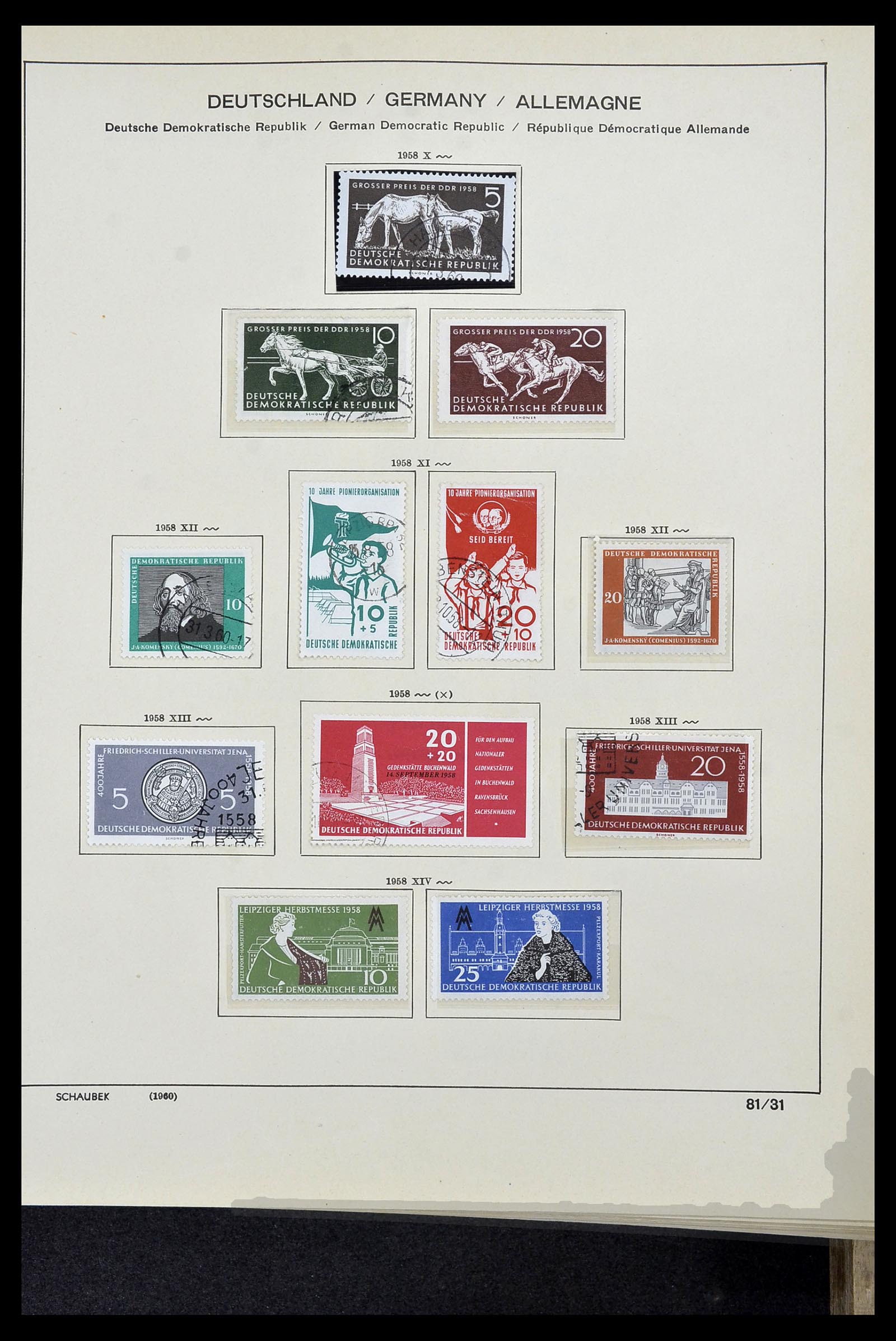 34491 048 - Postzegelverzameling 34491 DDR 1945-1980.