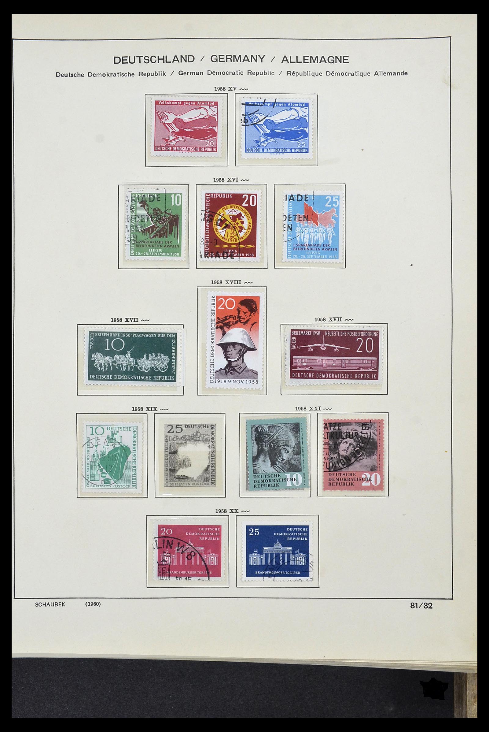 34491 049 - Stamp Collection 34491 GDR 1945-1980.