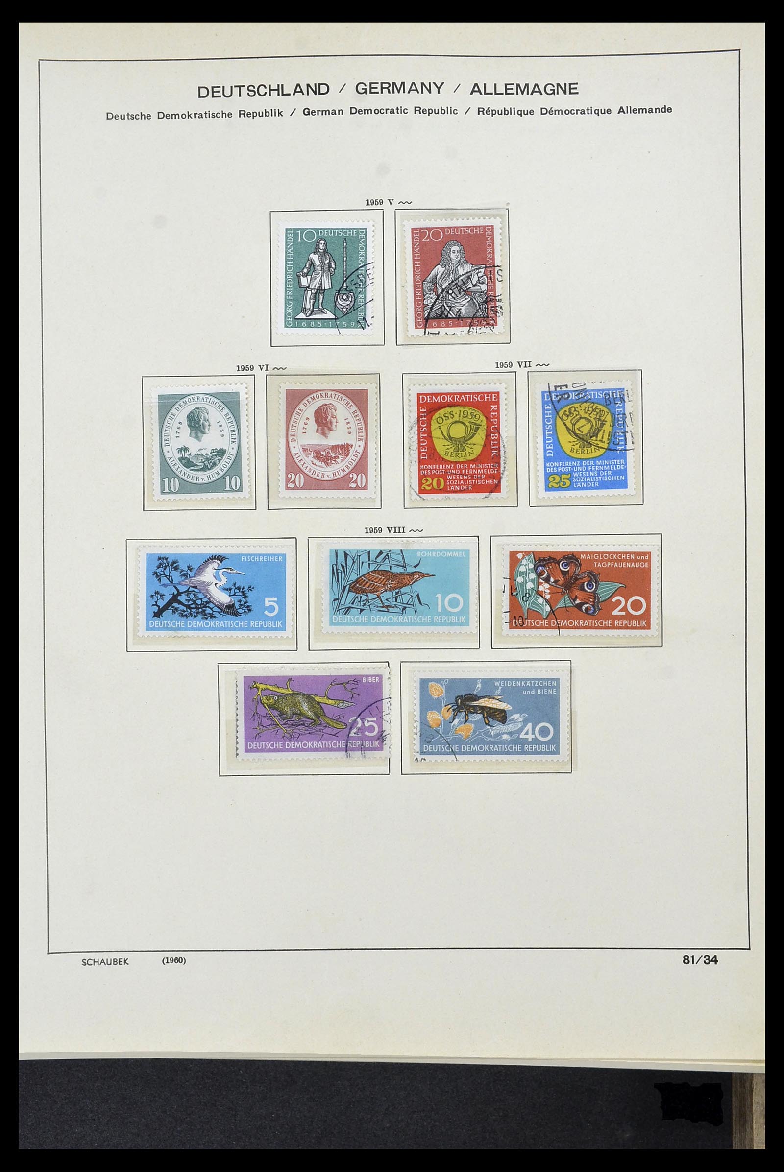34491 051 - Postzegelverzameling 34491 DDR 1945-1980.
