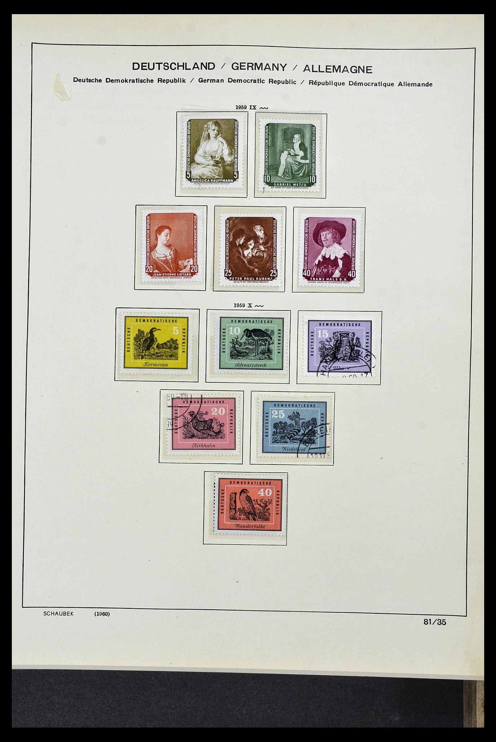 34491 052 - Stamp Collection 34491 GDR 1945-1980.